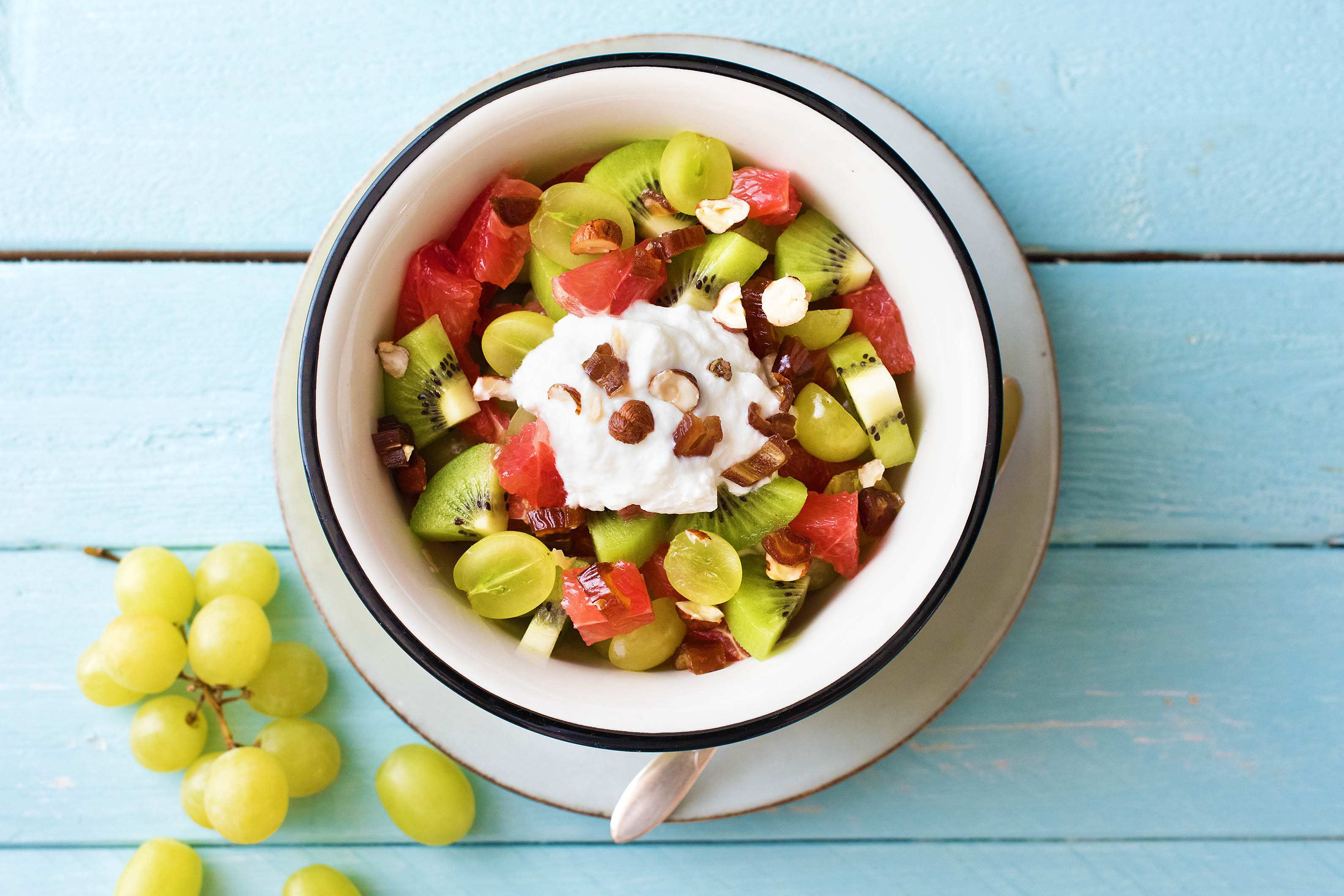 Salade de fruits au yaourt grec