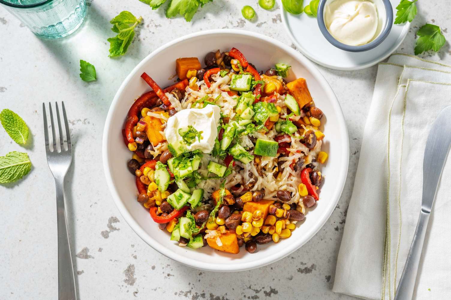 Gratin tex-mex à la la patate douce