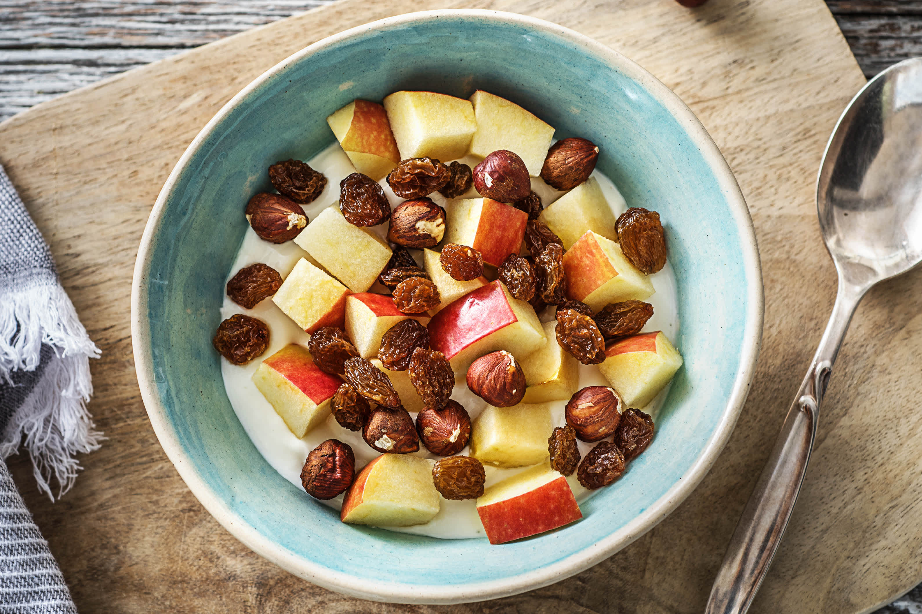 Griekse yoghurt met appel