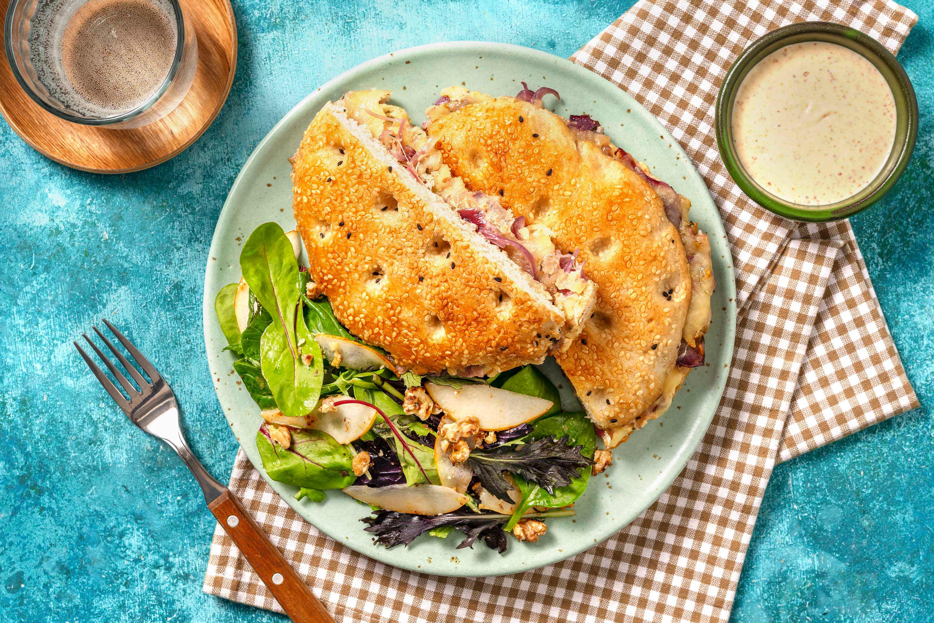 Grilled Cheese Sandwich mit Ziegenkäse