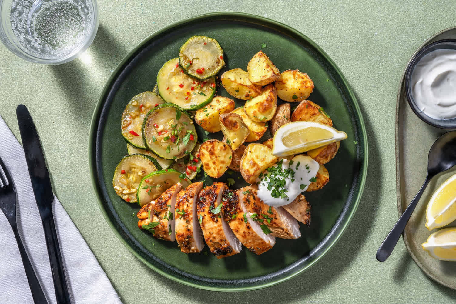 Hähnchenfilet in Honig-Zitronen-Marinade
