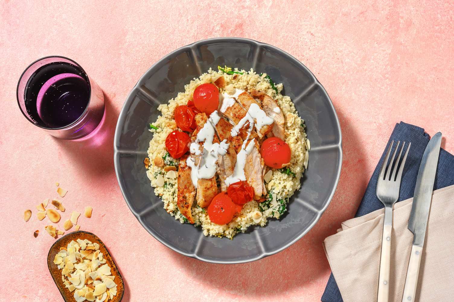 Hauts de cuisses de poulet glacés au miel et au harissa