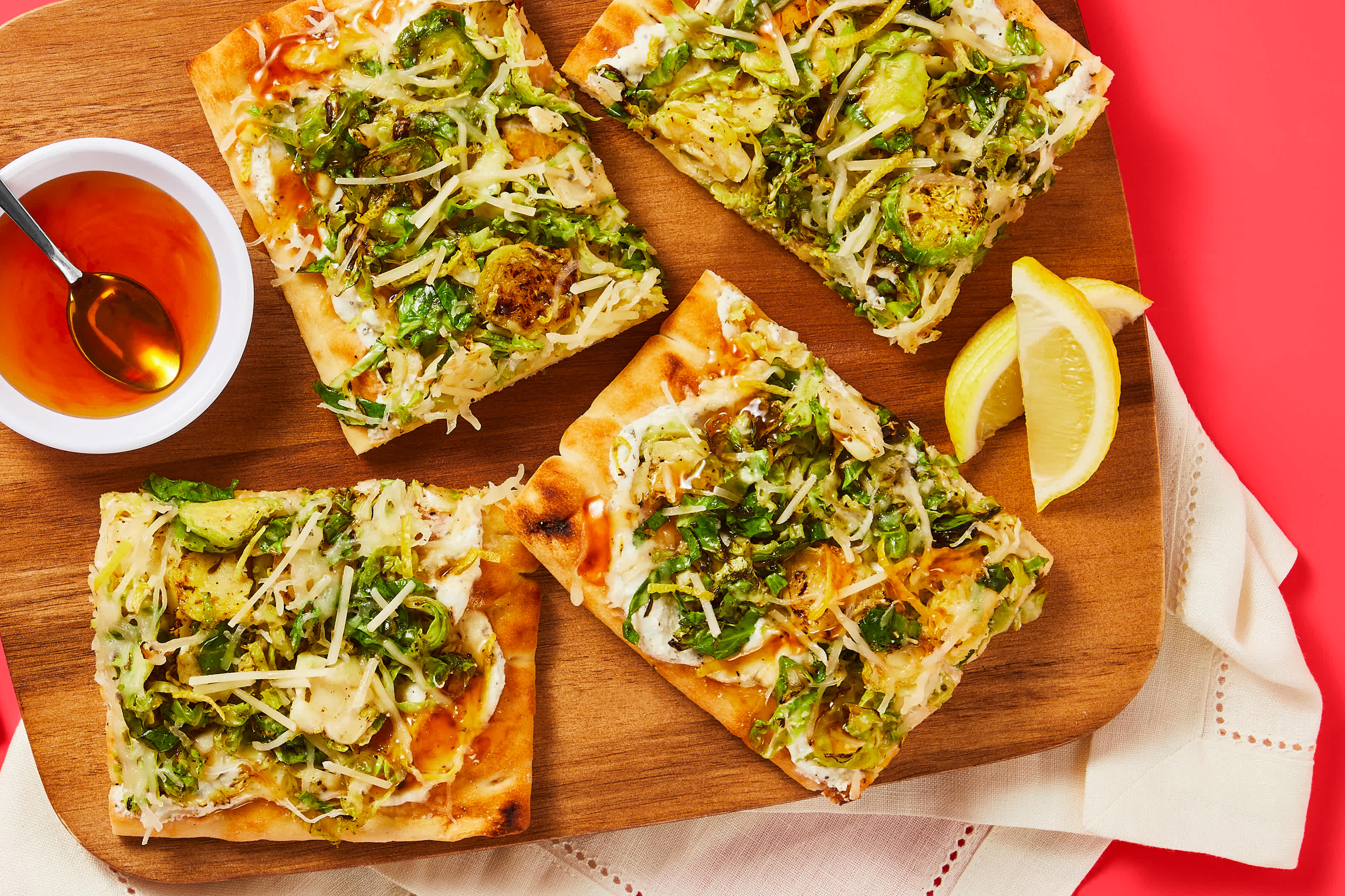 Chicken & Brussels Flatbreads