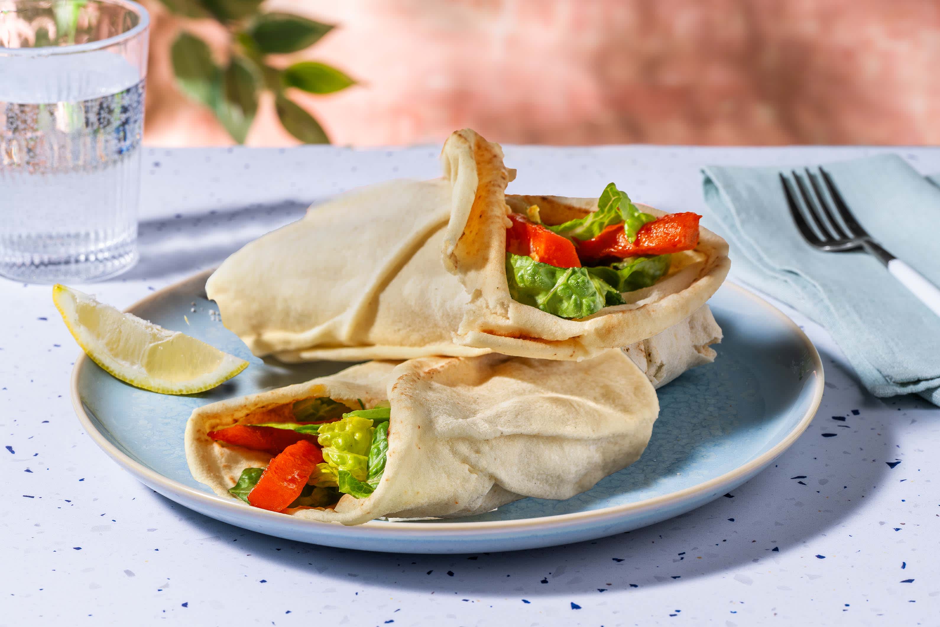 Hummus Avocado Wrap