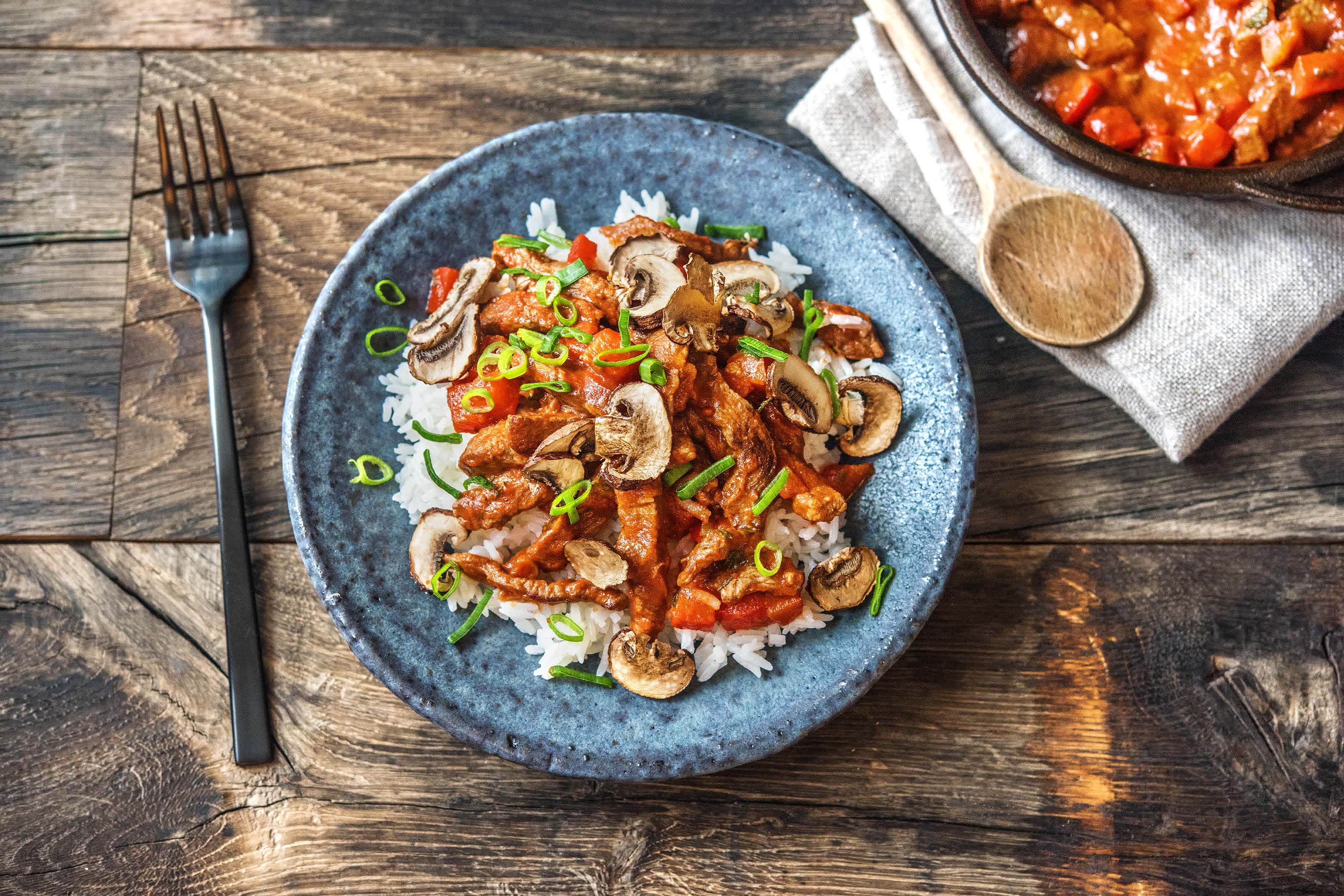 Geschmortes Rindfleisch