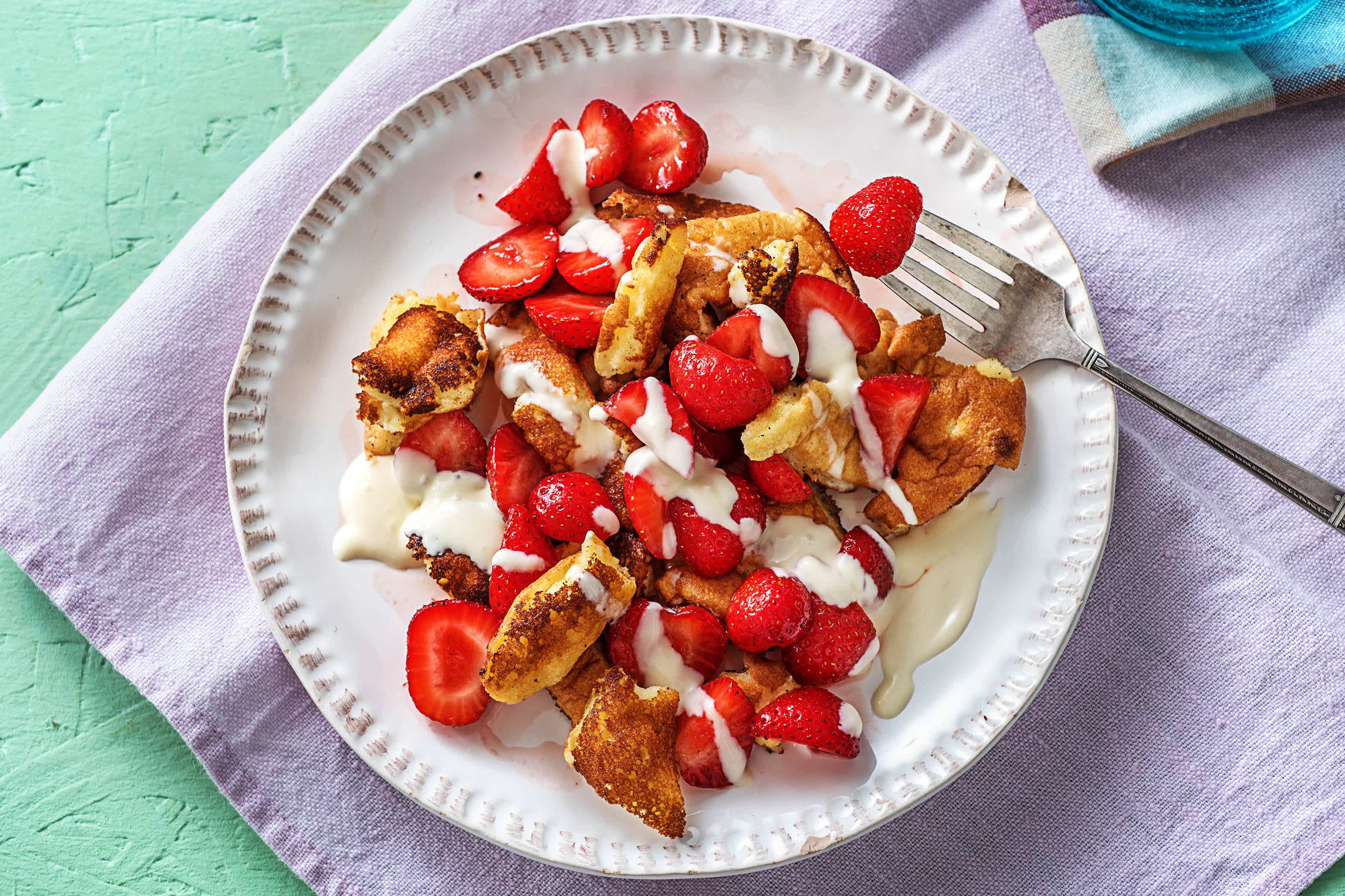 Kaiserschmarrn met aardbei