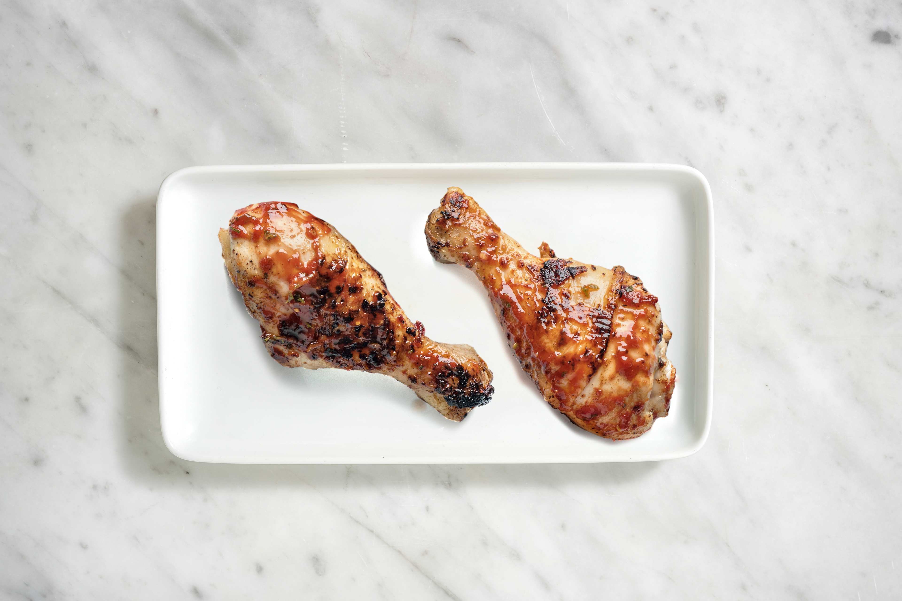 Kipdrumsticks met Baharat-marinade als extra
