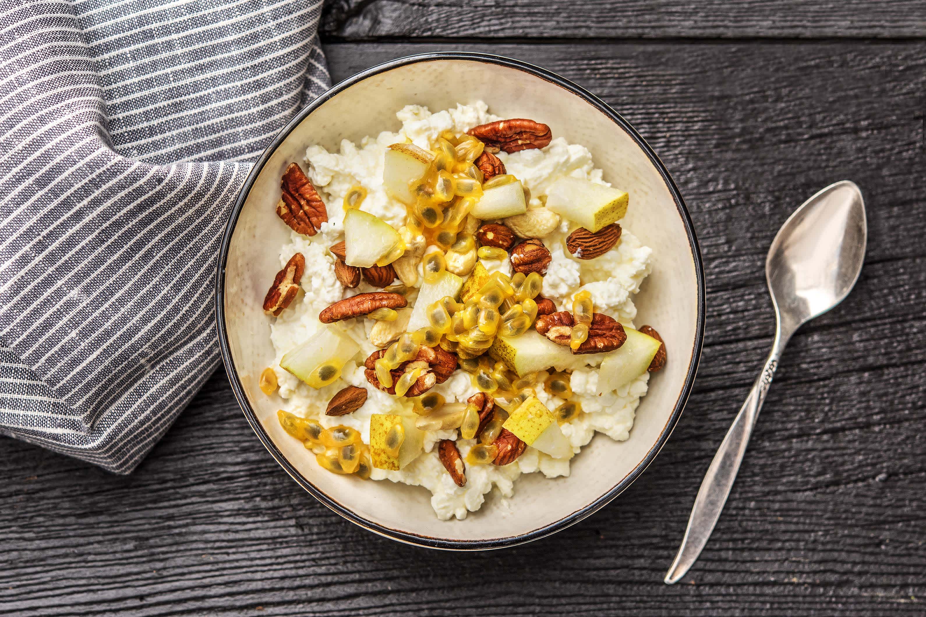 Fromage blanc au fruit de la passion