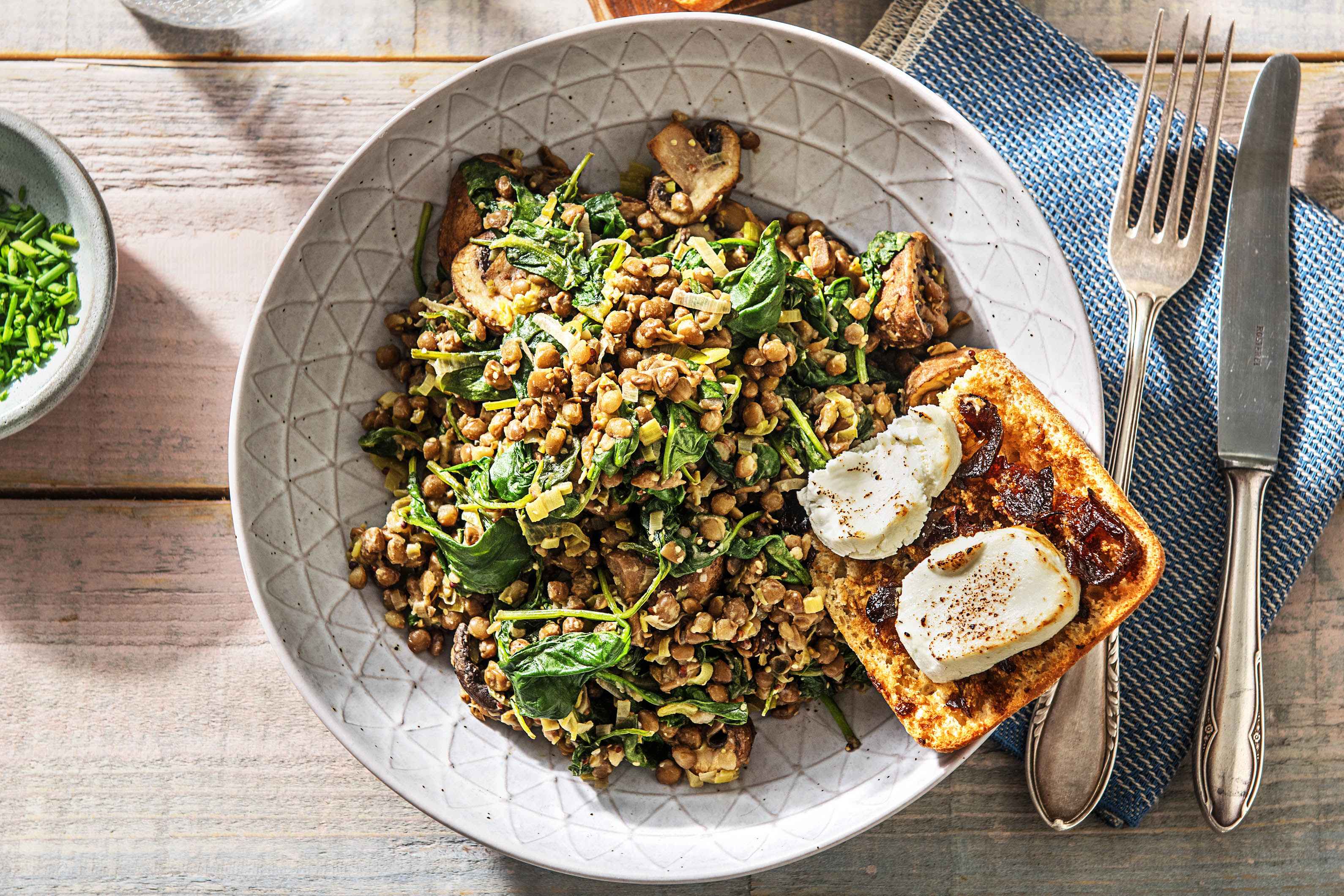 Leek & Lentil Fricassee