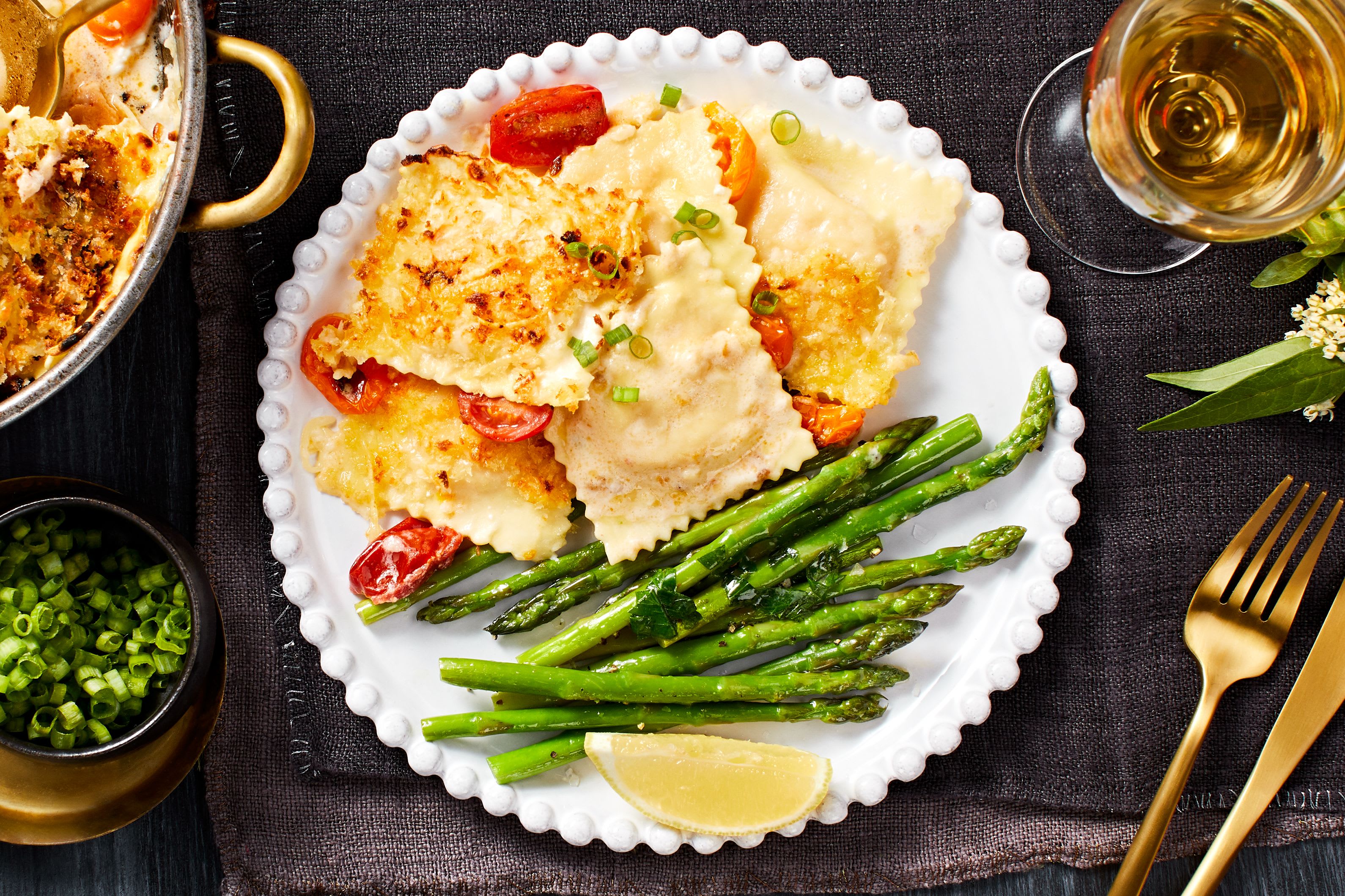 Lobster Ravioli Lasagna Gratin