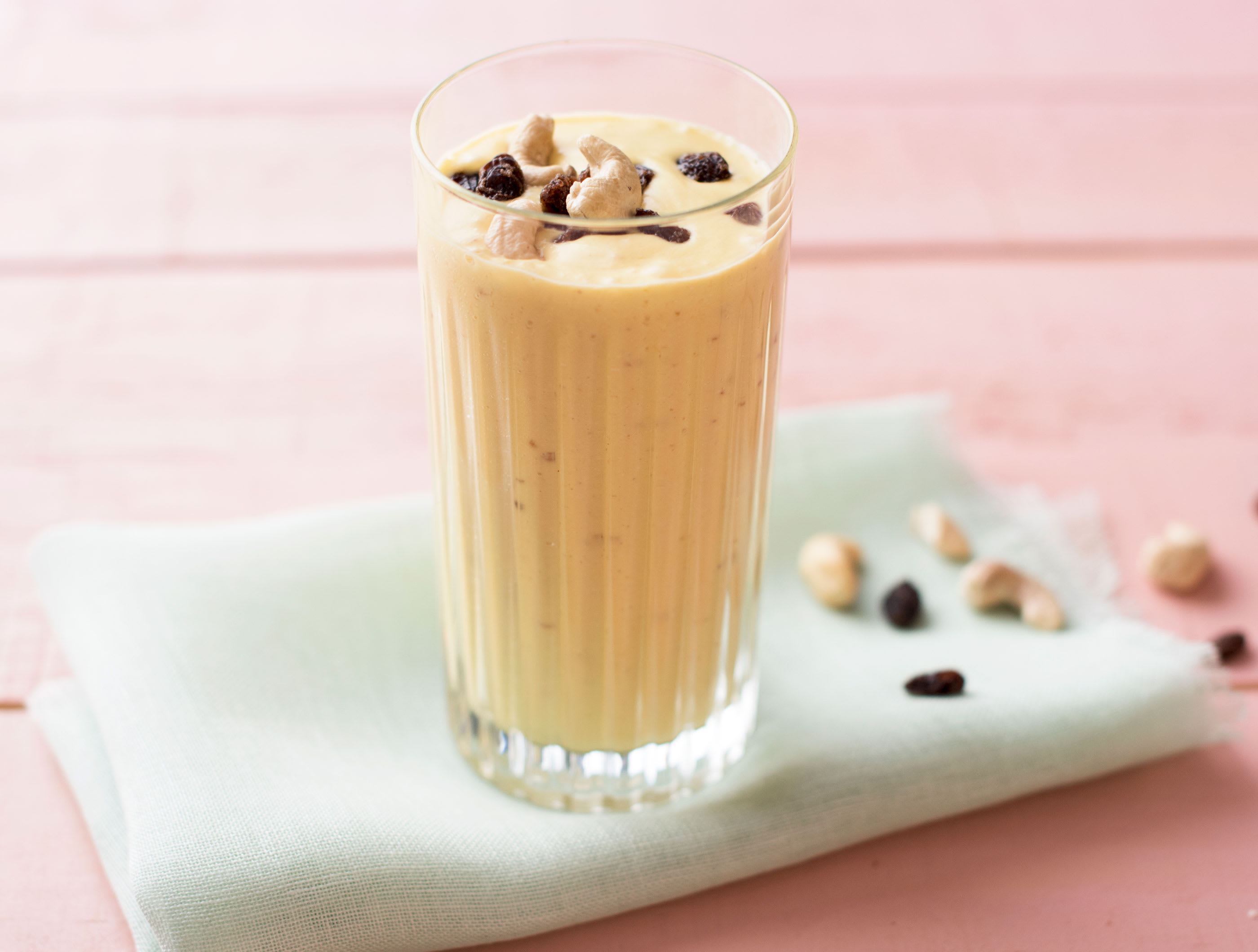 Smoothie mangue-noix de coco