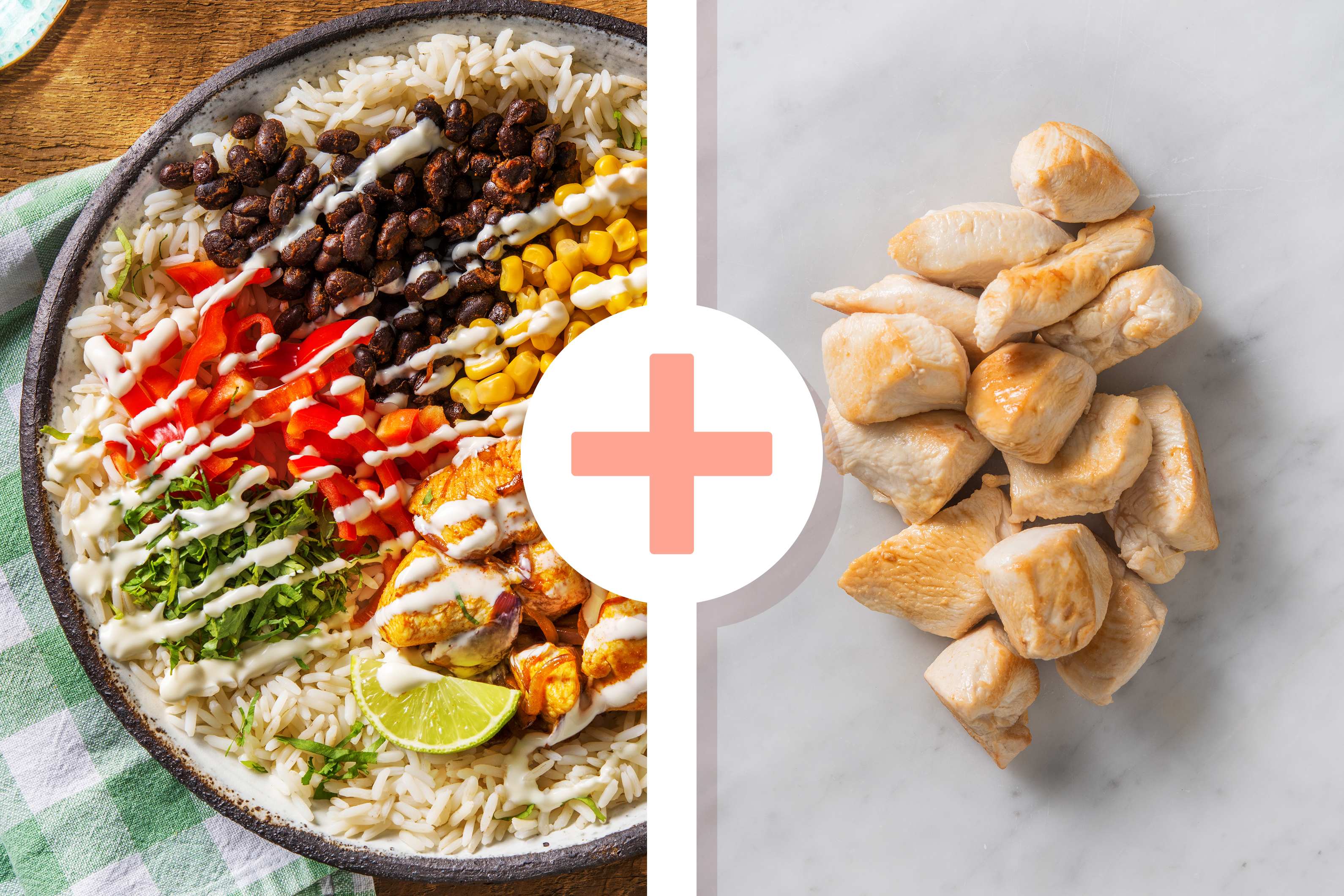 Bol à la mexicaine au poulet