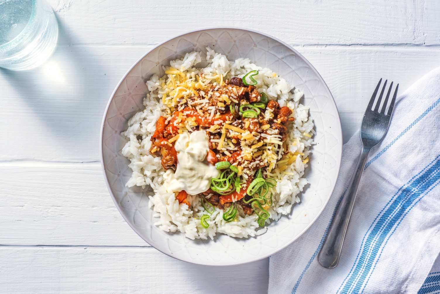Mildes Chili con Carne mit gemischtem Hackfleisch