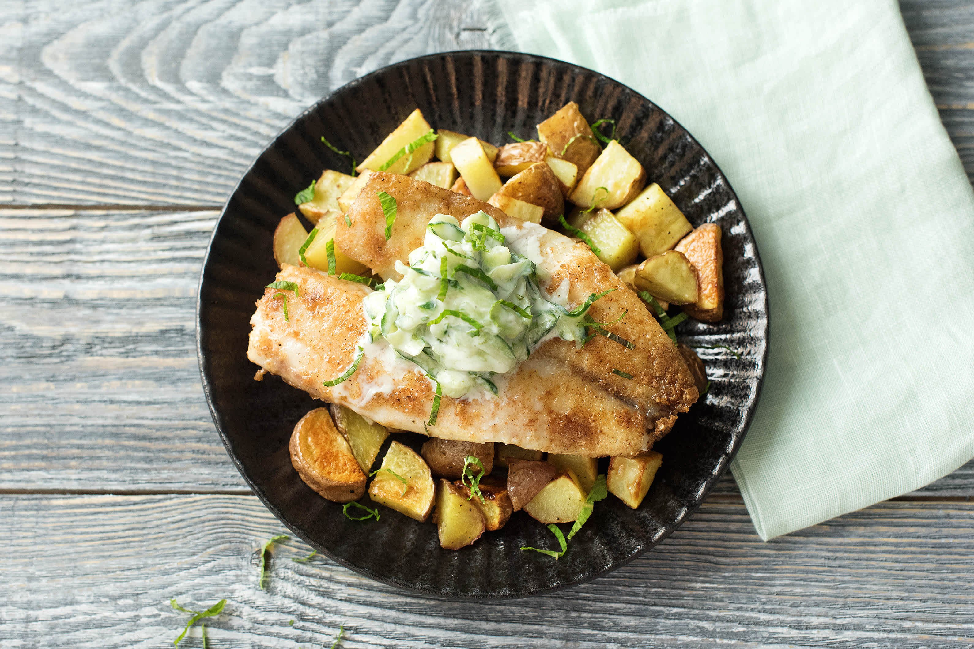 Moroccan Spiced Fish and Chips