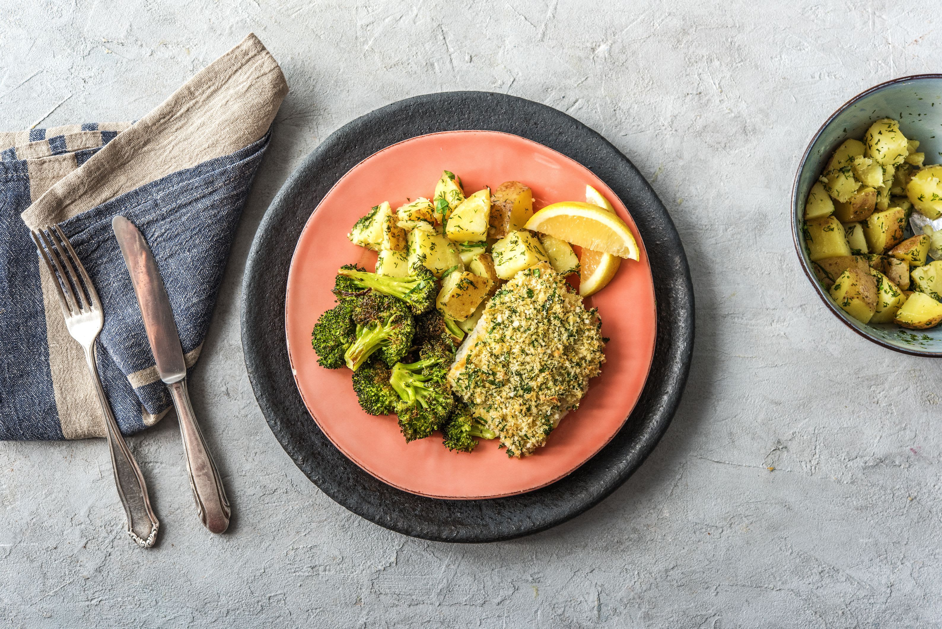 Crusted Dijon Cod