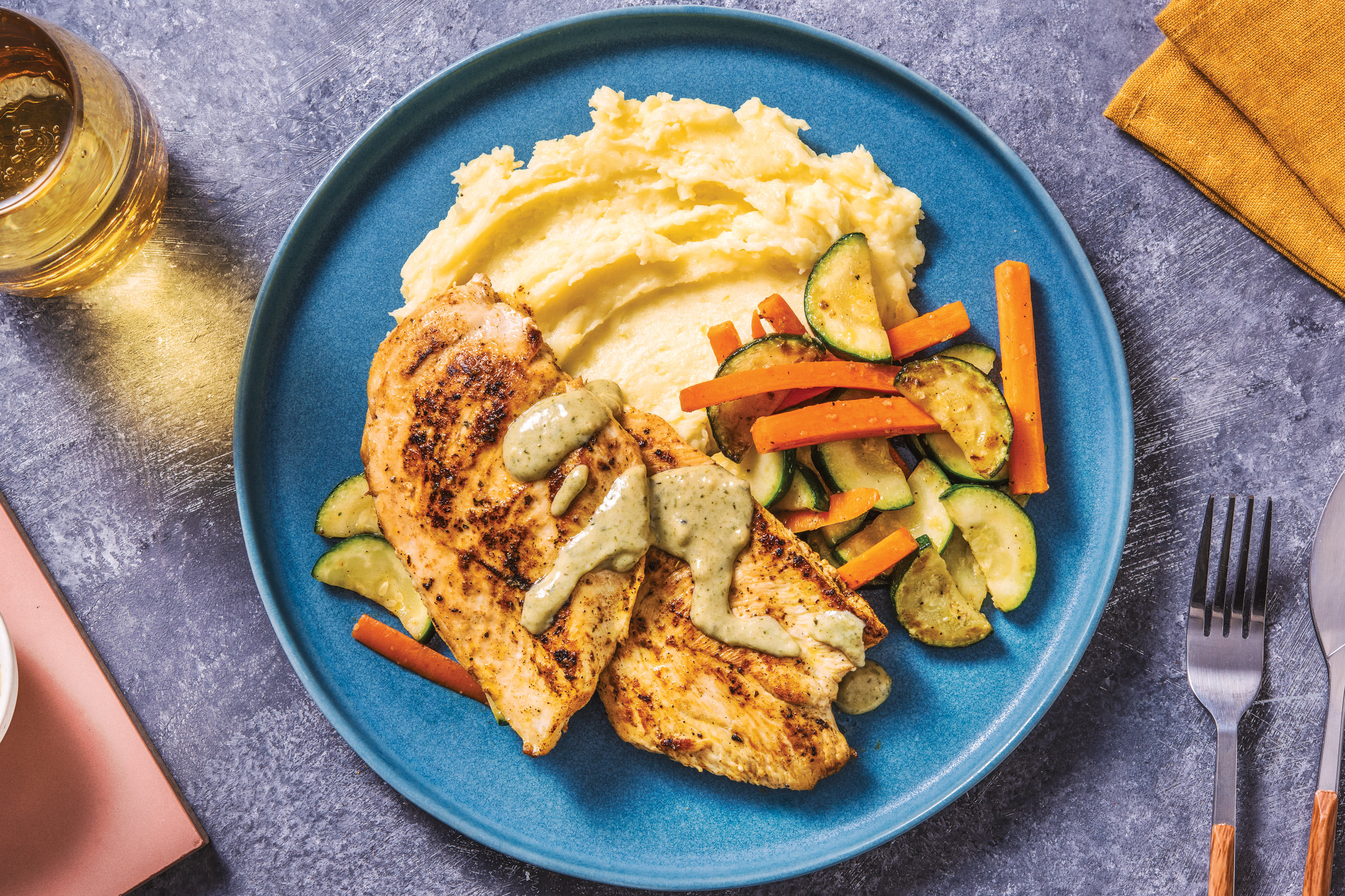 Aussie Chicken & Parmesan Mash