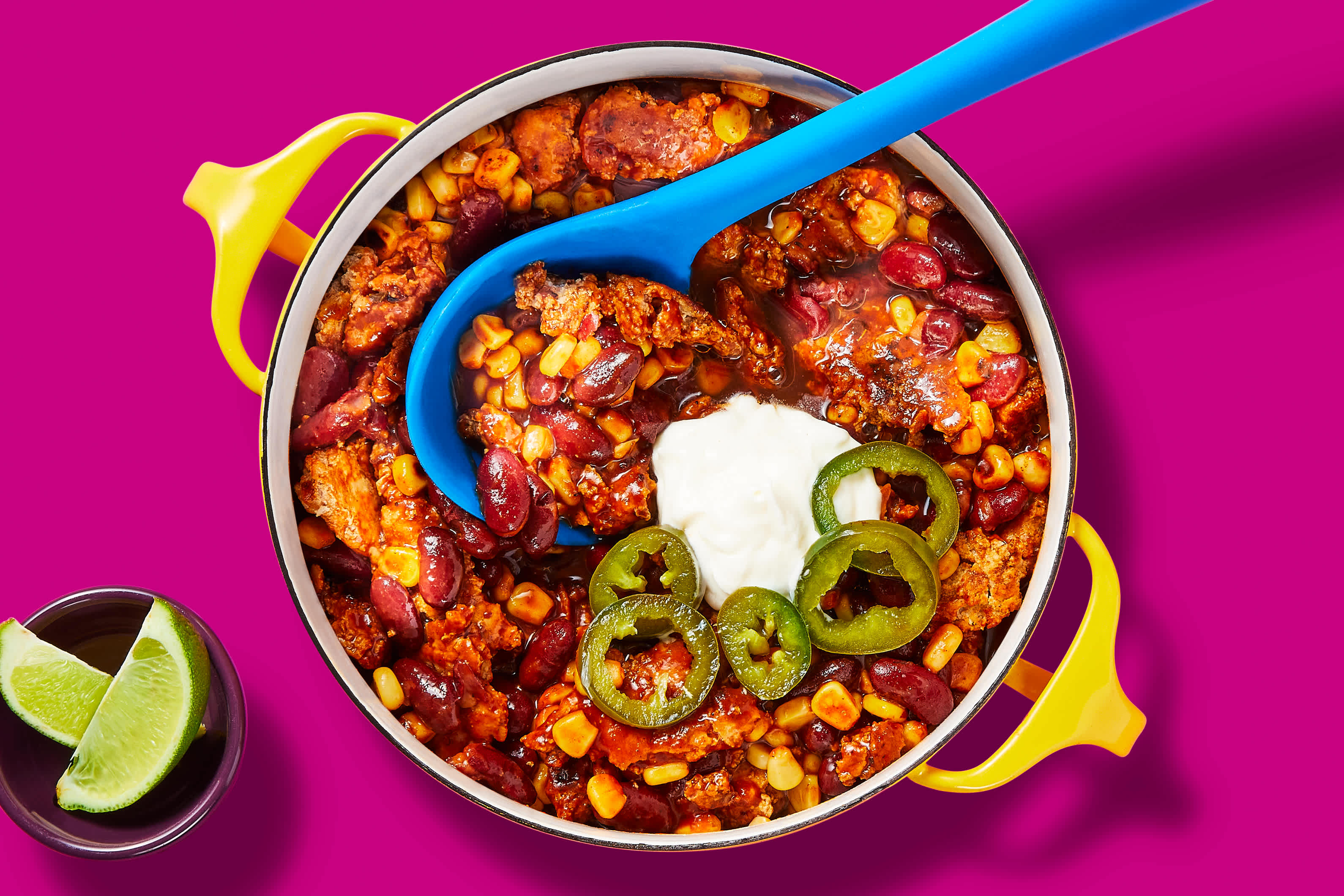 One-Pot Pork Sausage & Red Bean Chili