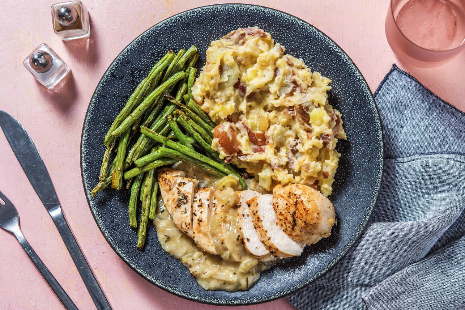 Poulet poêlé