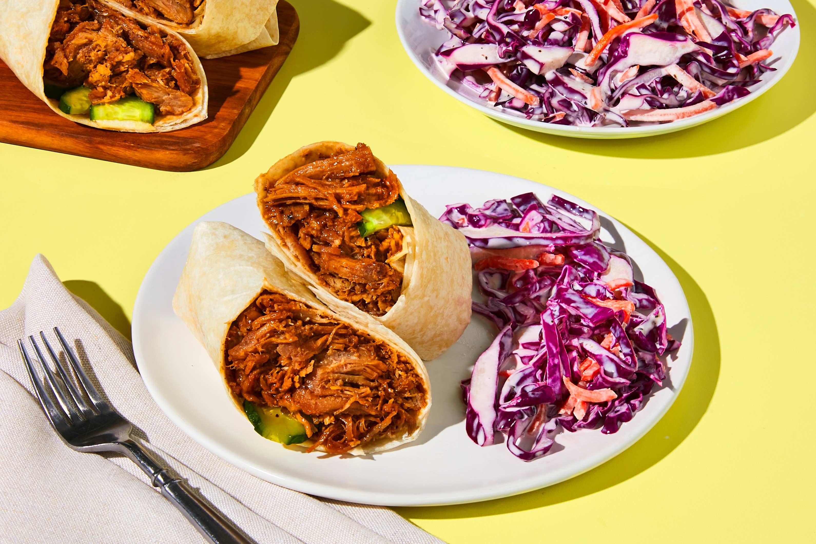 Bulgogi Pulled Pork Wraps