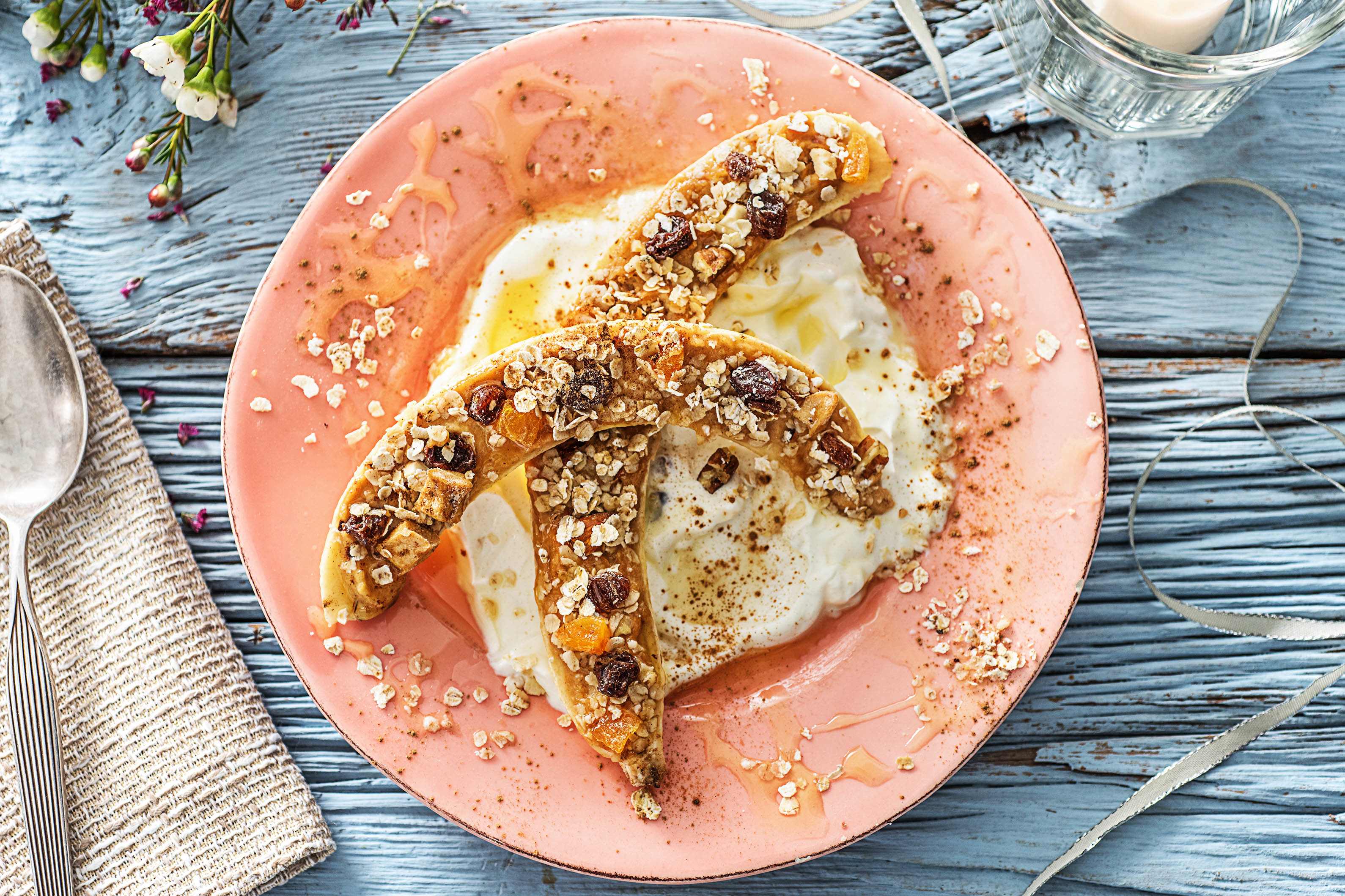 Banana split au beurre de cacahuètes