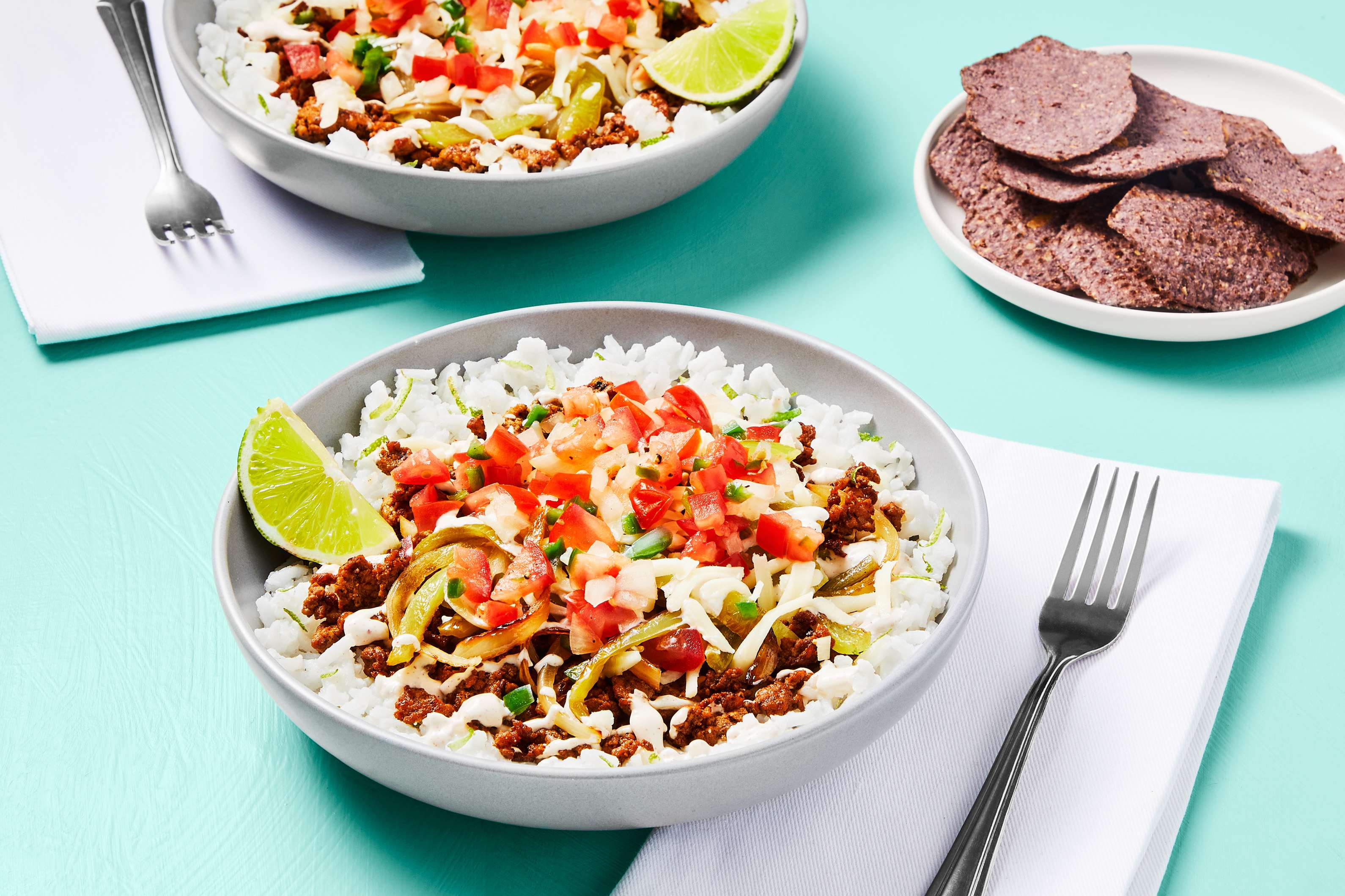 Turkey Fajita Bowls