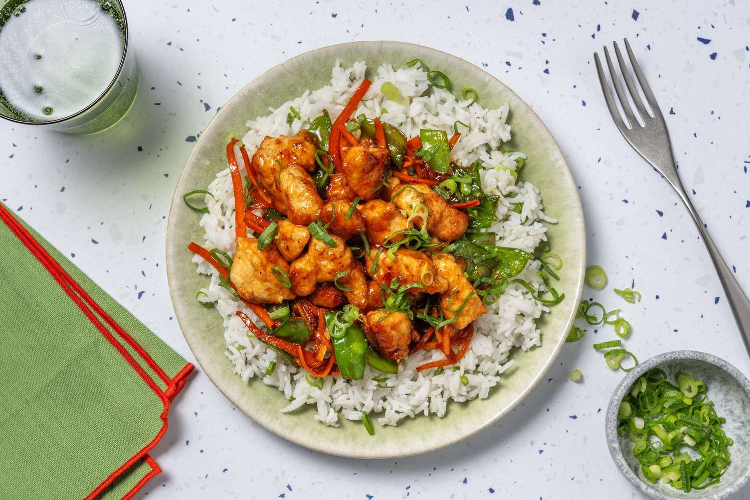 Poulet au gingembre, au piment et au citron