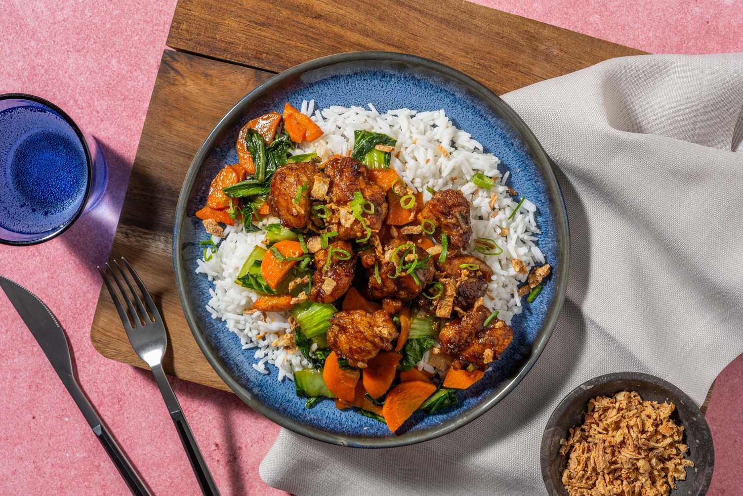 Poitrine de poulet caramélisé à la vietnamienne