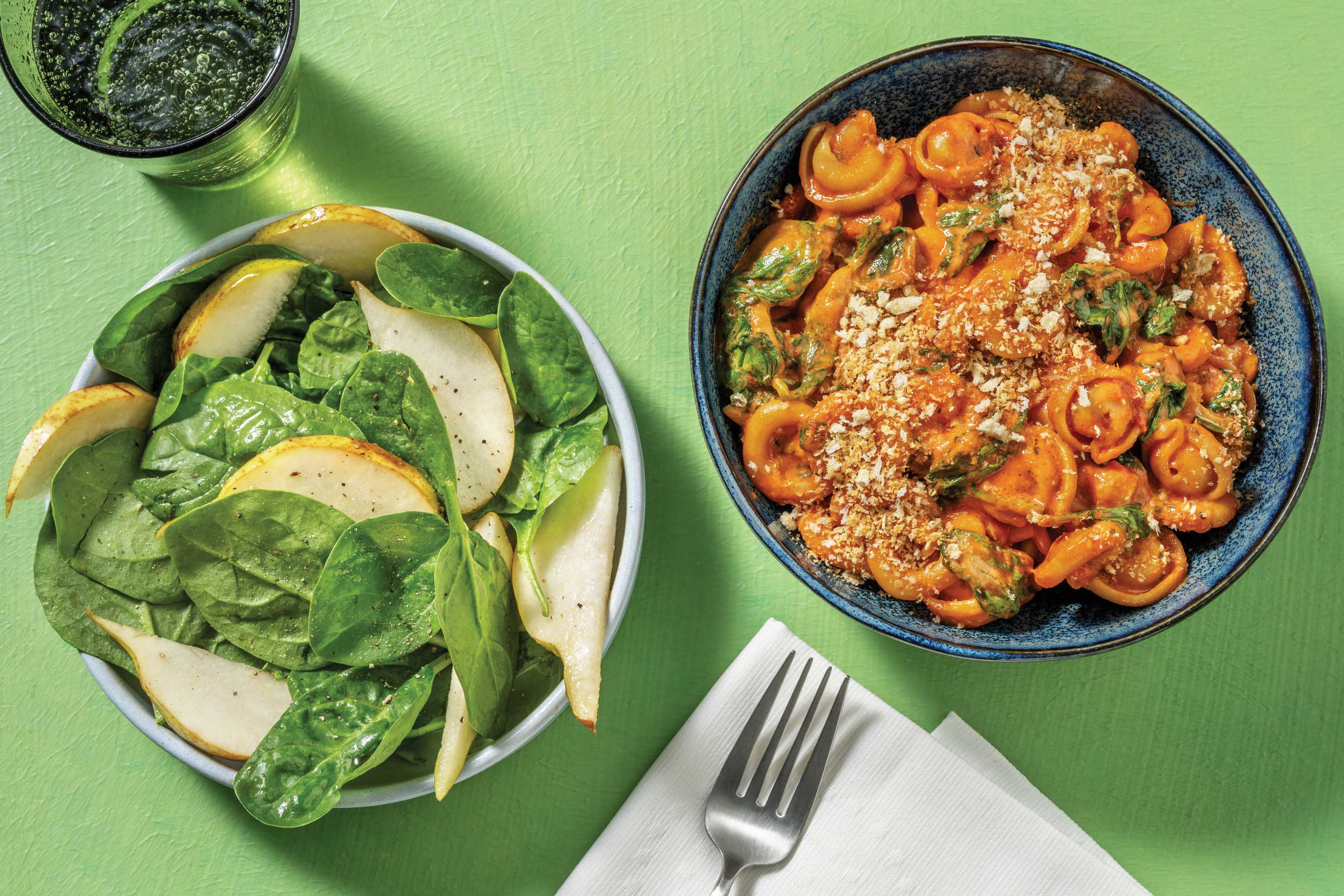 Creamy Tomato Bacon Orecchiette