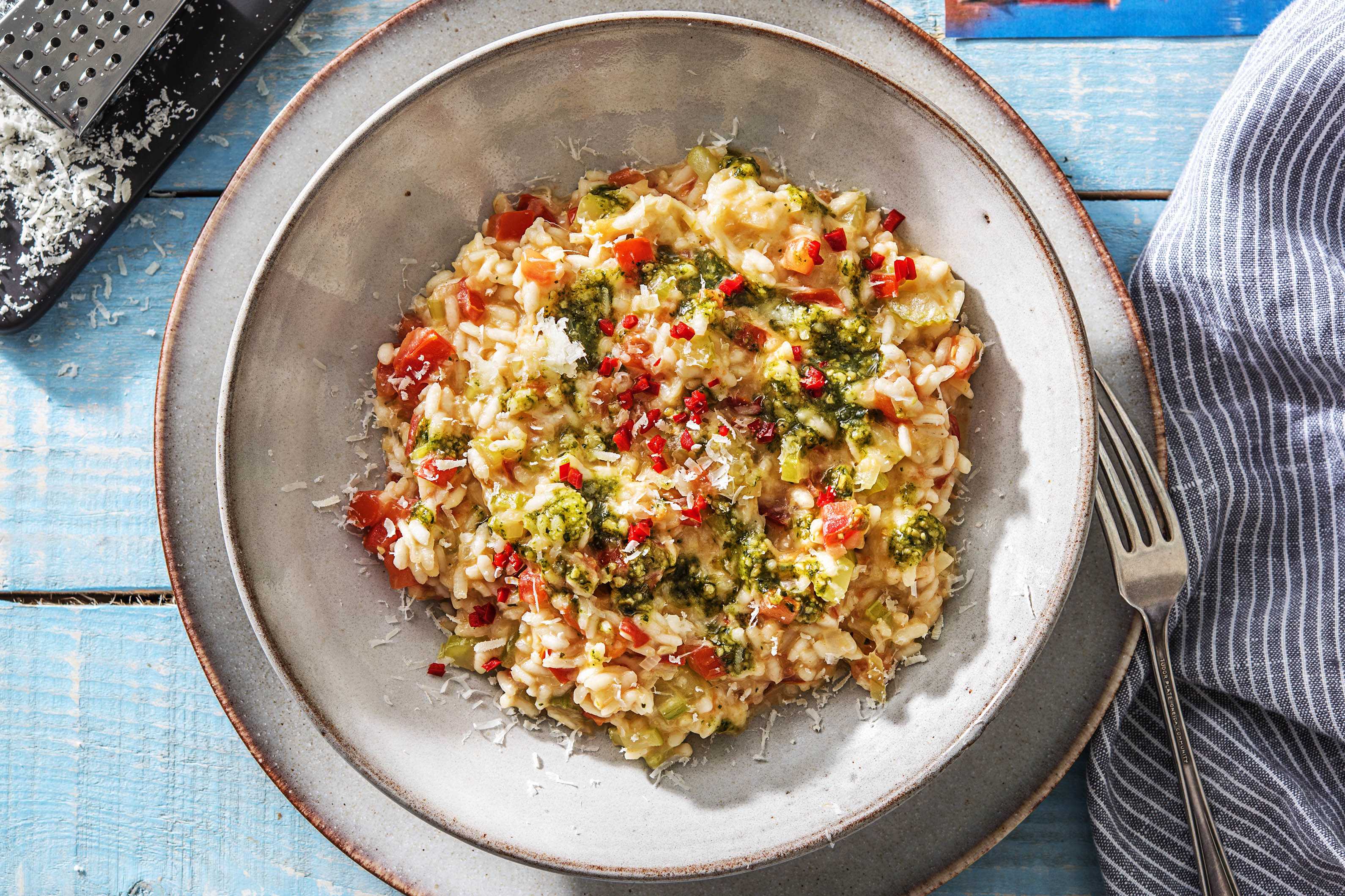 Risotto à la mozzarella de bufflonne