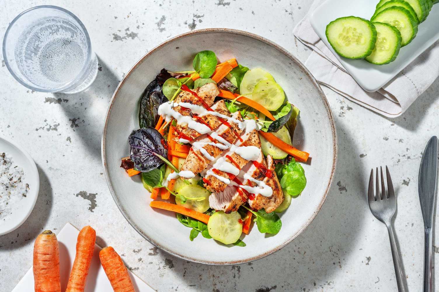Salade de dinde Buffalo