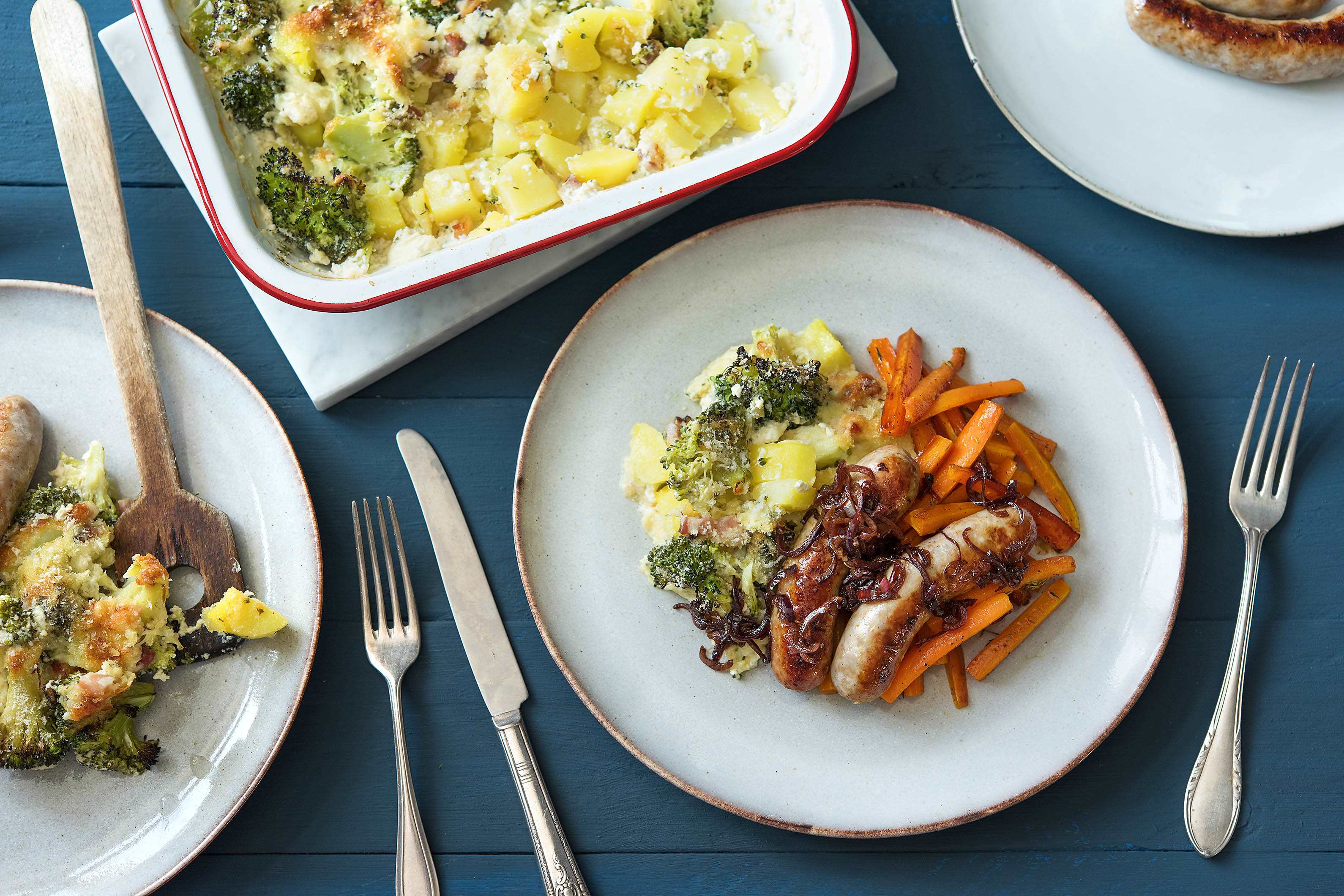 Sausages with Broccoli