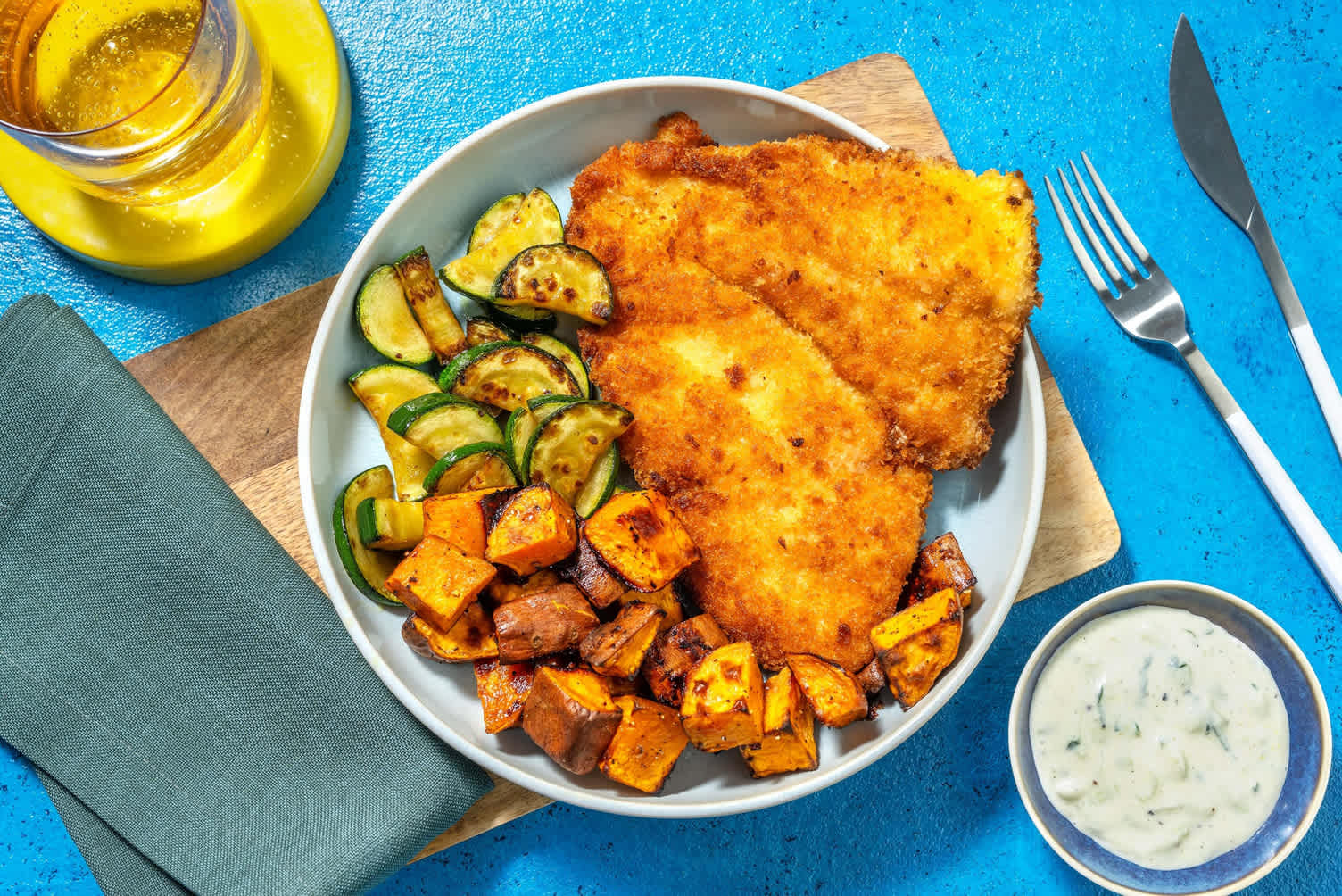 Schnitzels de poulet croustillants