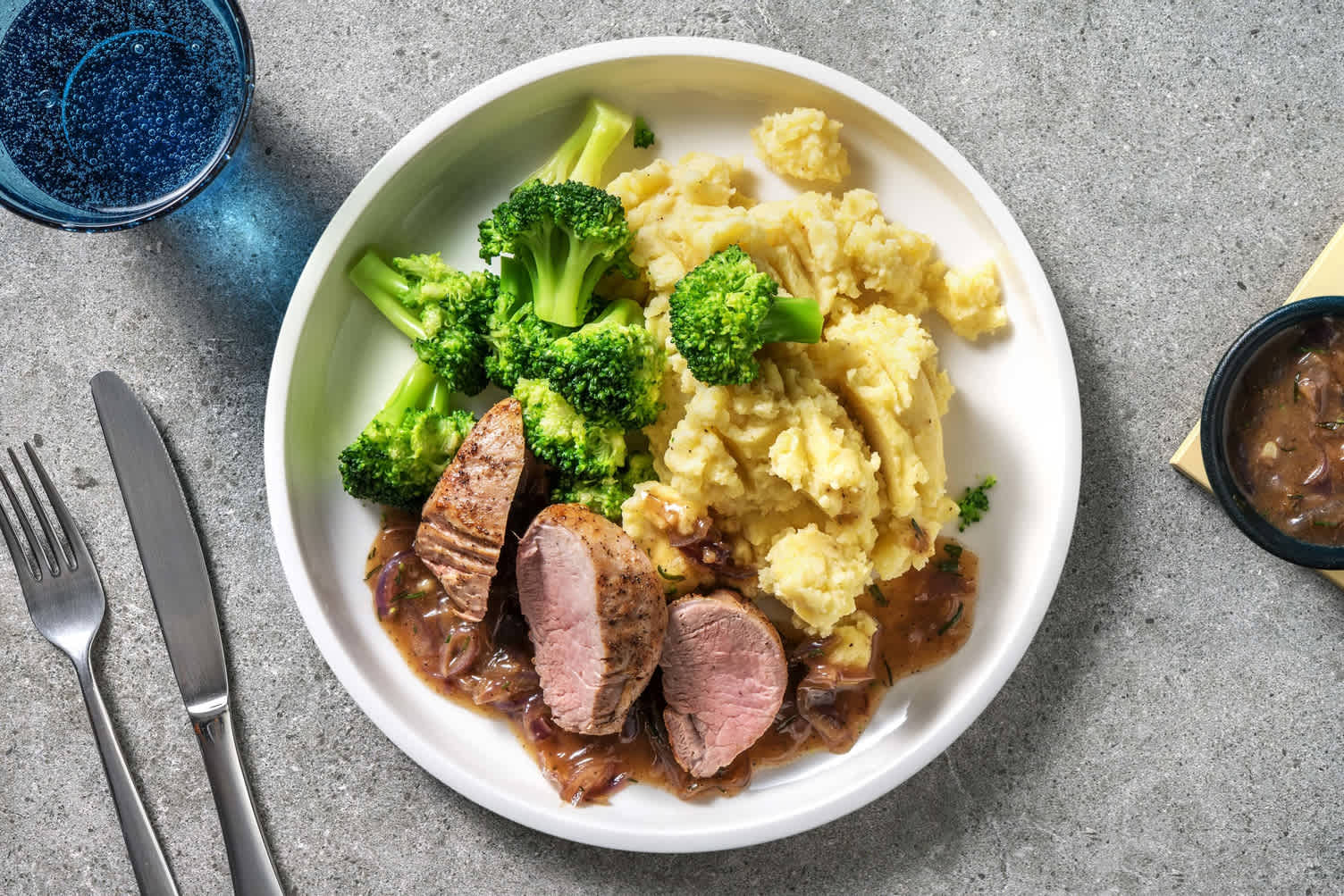 Schweinefilet mit Honig-Rosmarin-Soße