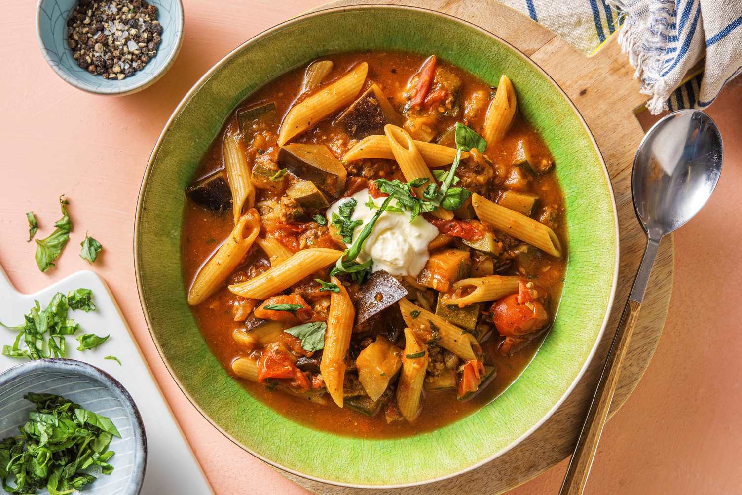 Soupe à l'italienne à la viande hachée