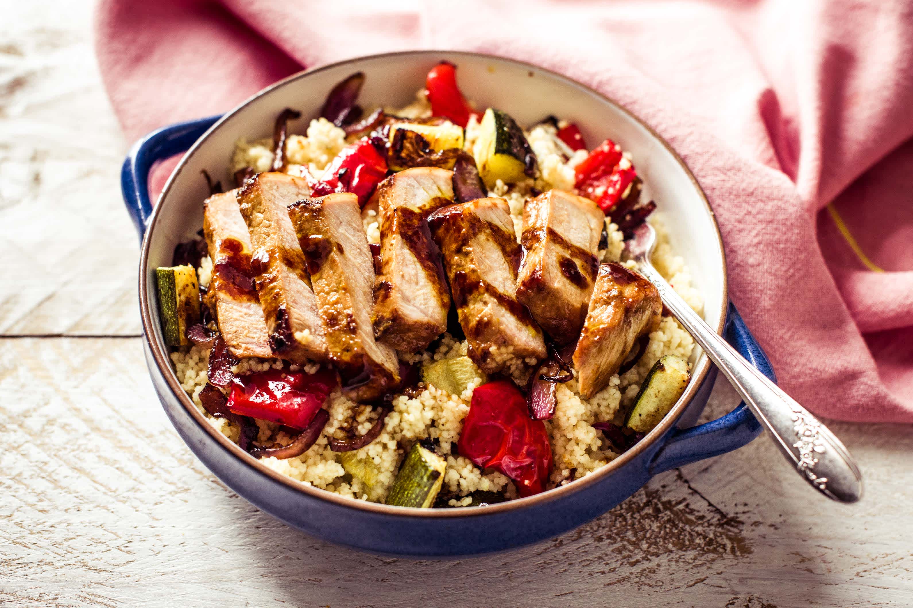 Soy and Orange Glazed Pork