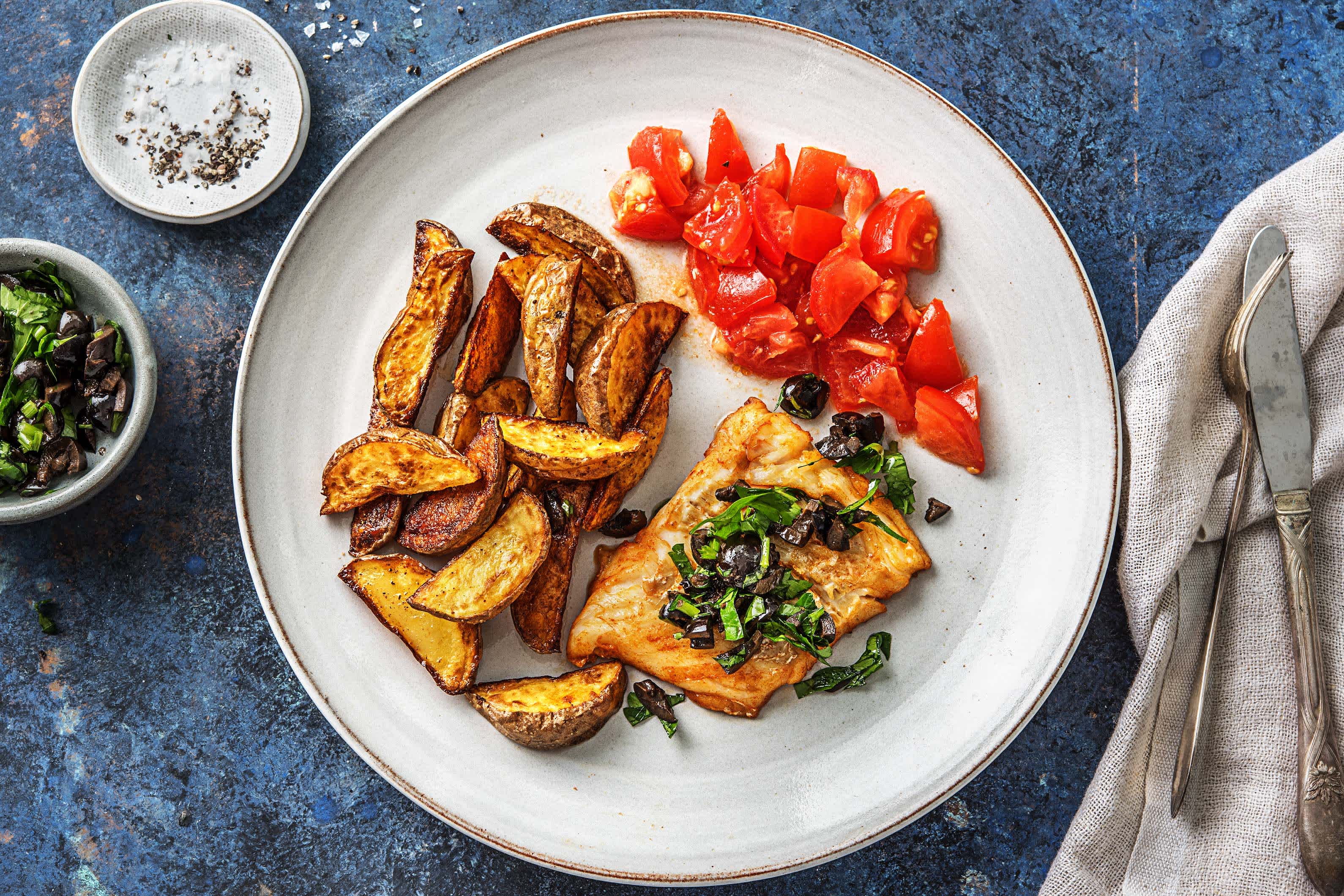 Spanish Style Cod & Chips