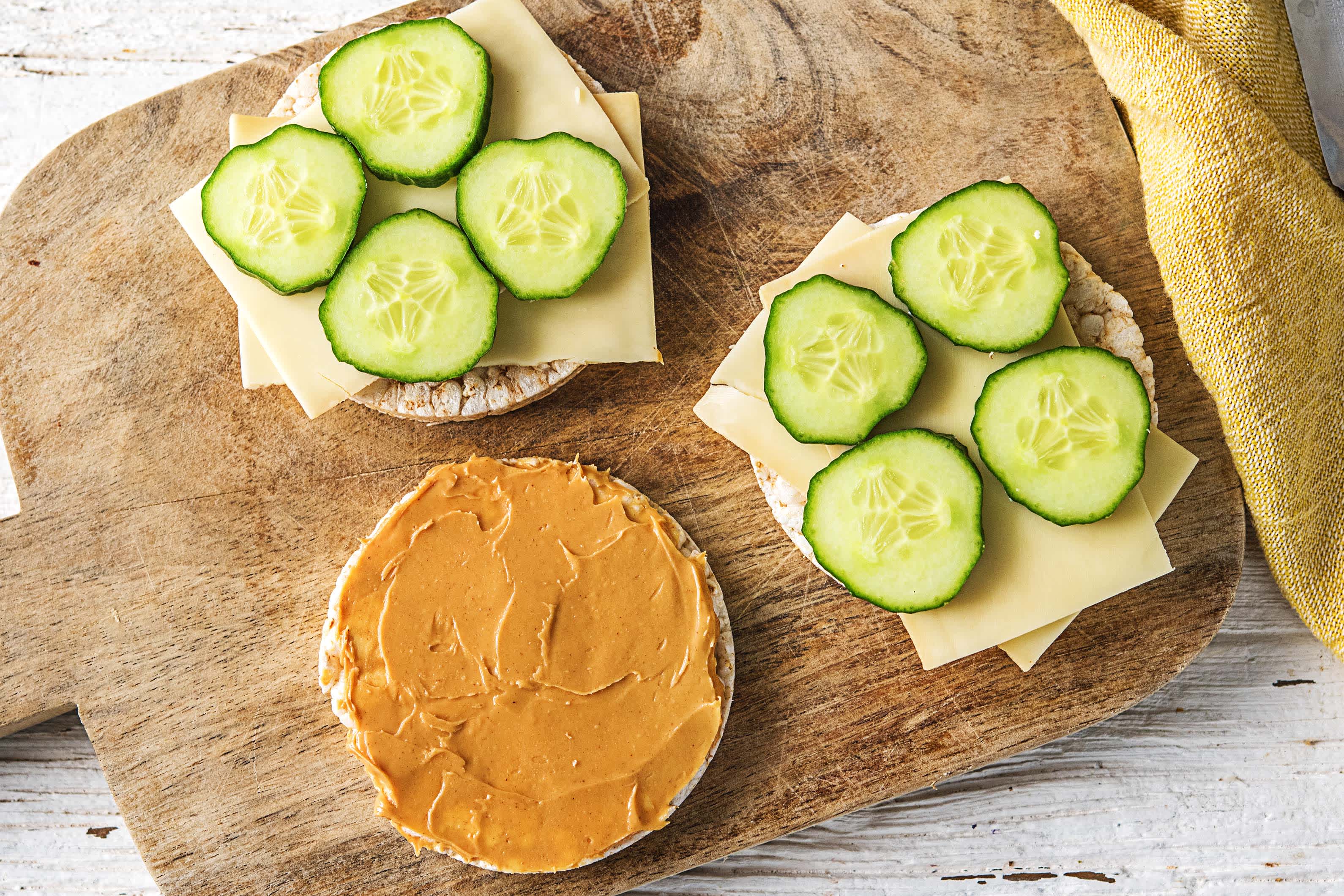 Gaufres d'épeautre au beurre de cacahuètes