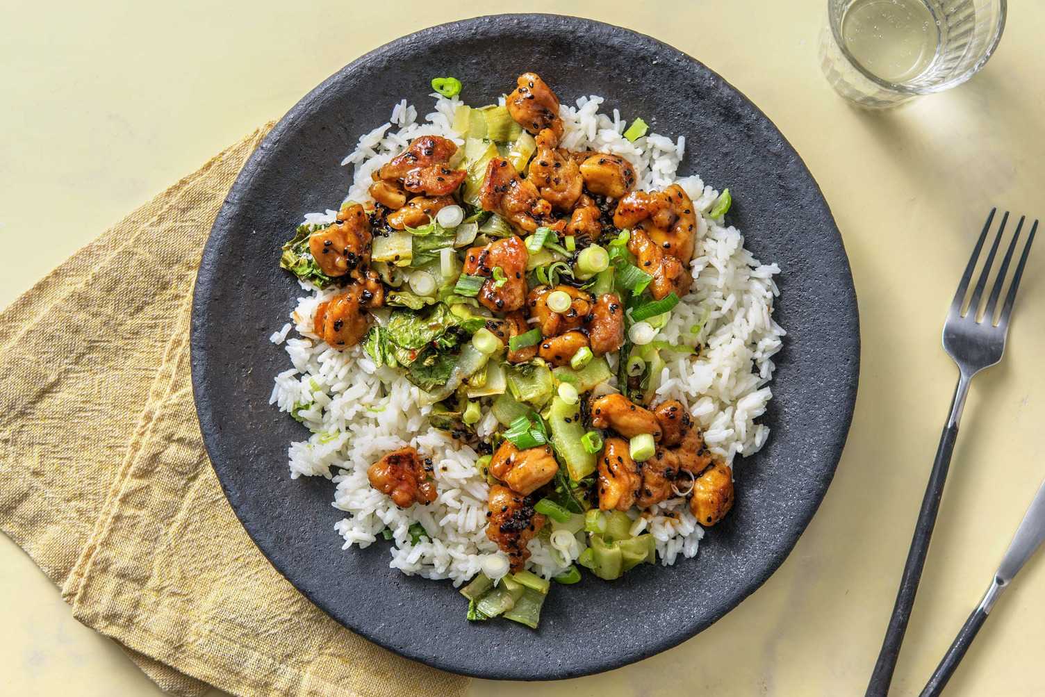 Poulet au citron épicé à la mode asiatique