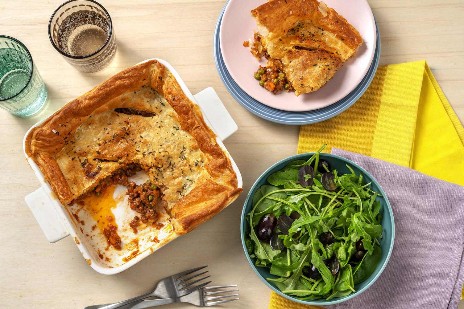 Bison Pastry Pie
