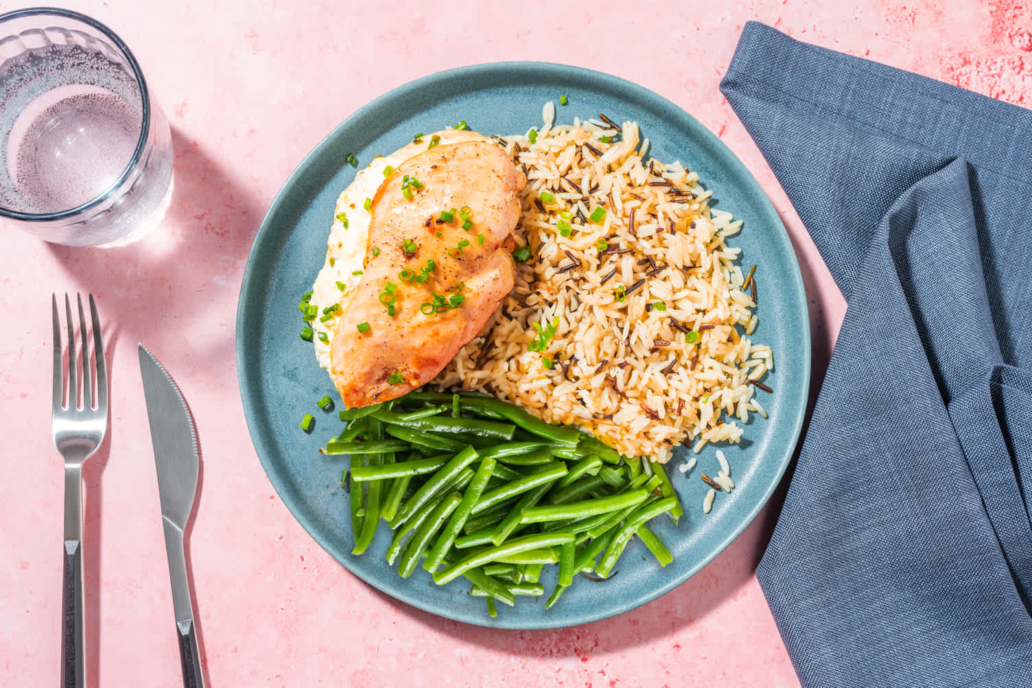 Chive Tofu and Wild Rice