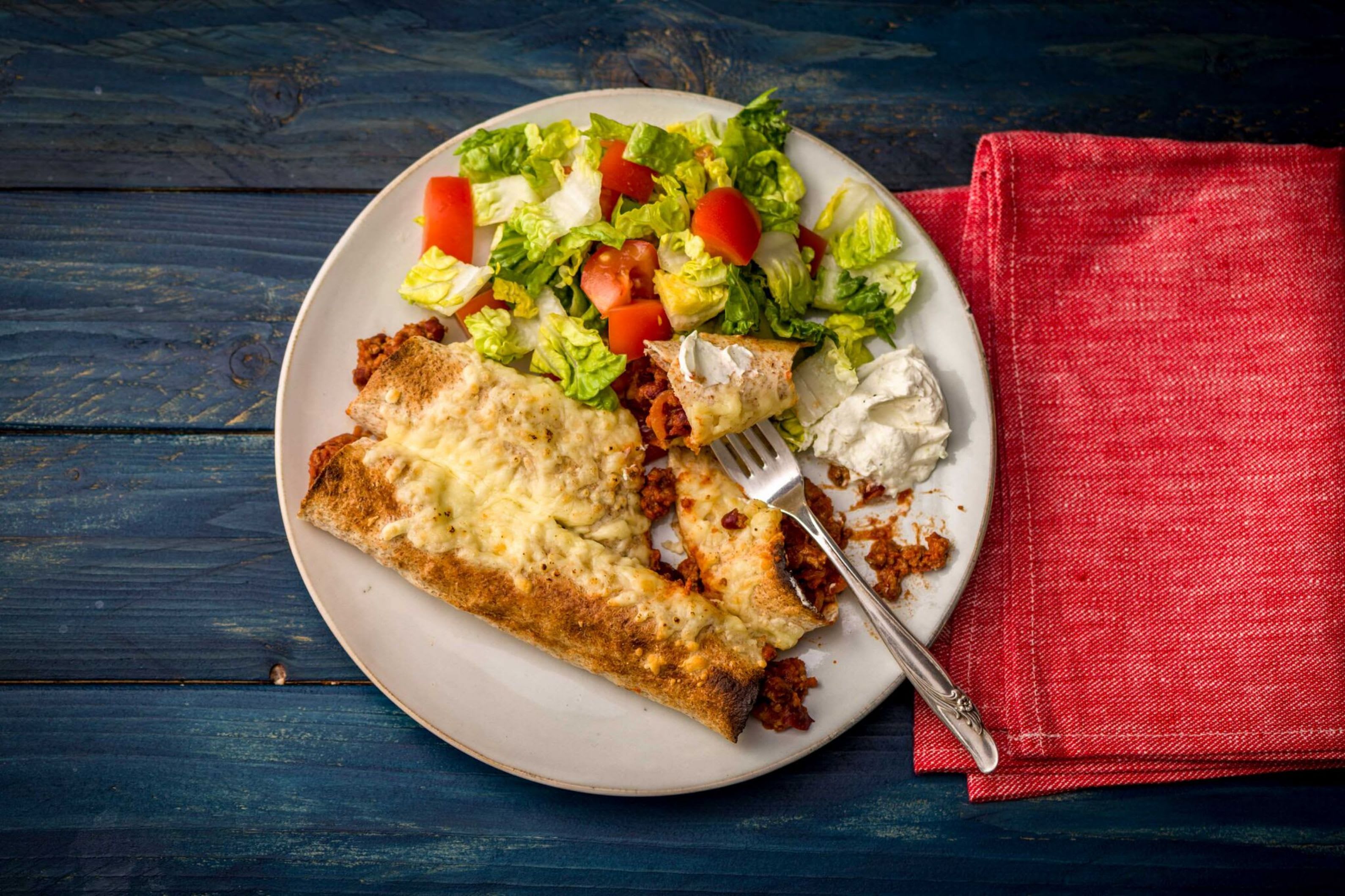 Cheesy Burrito Bake