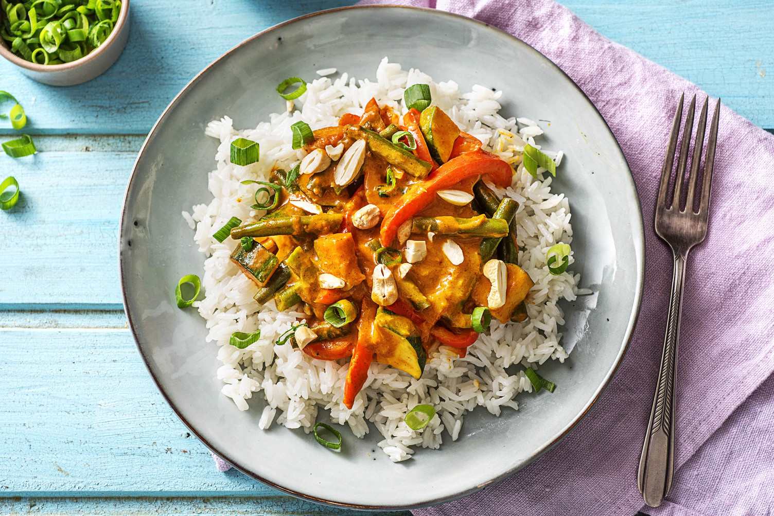 Vegetarisches Gemüse-Kokos-Curry