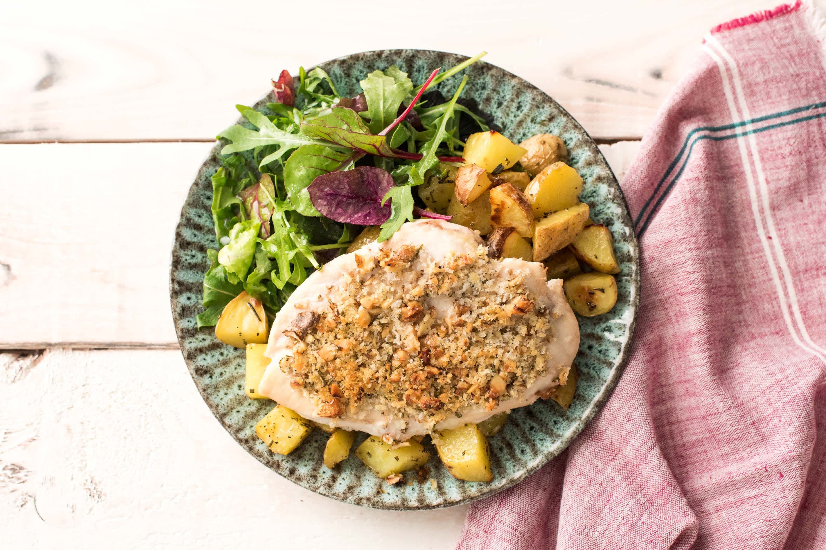 Nutty Crusted Chicken