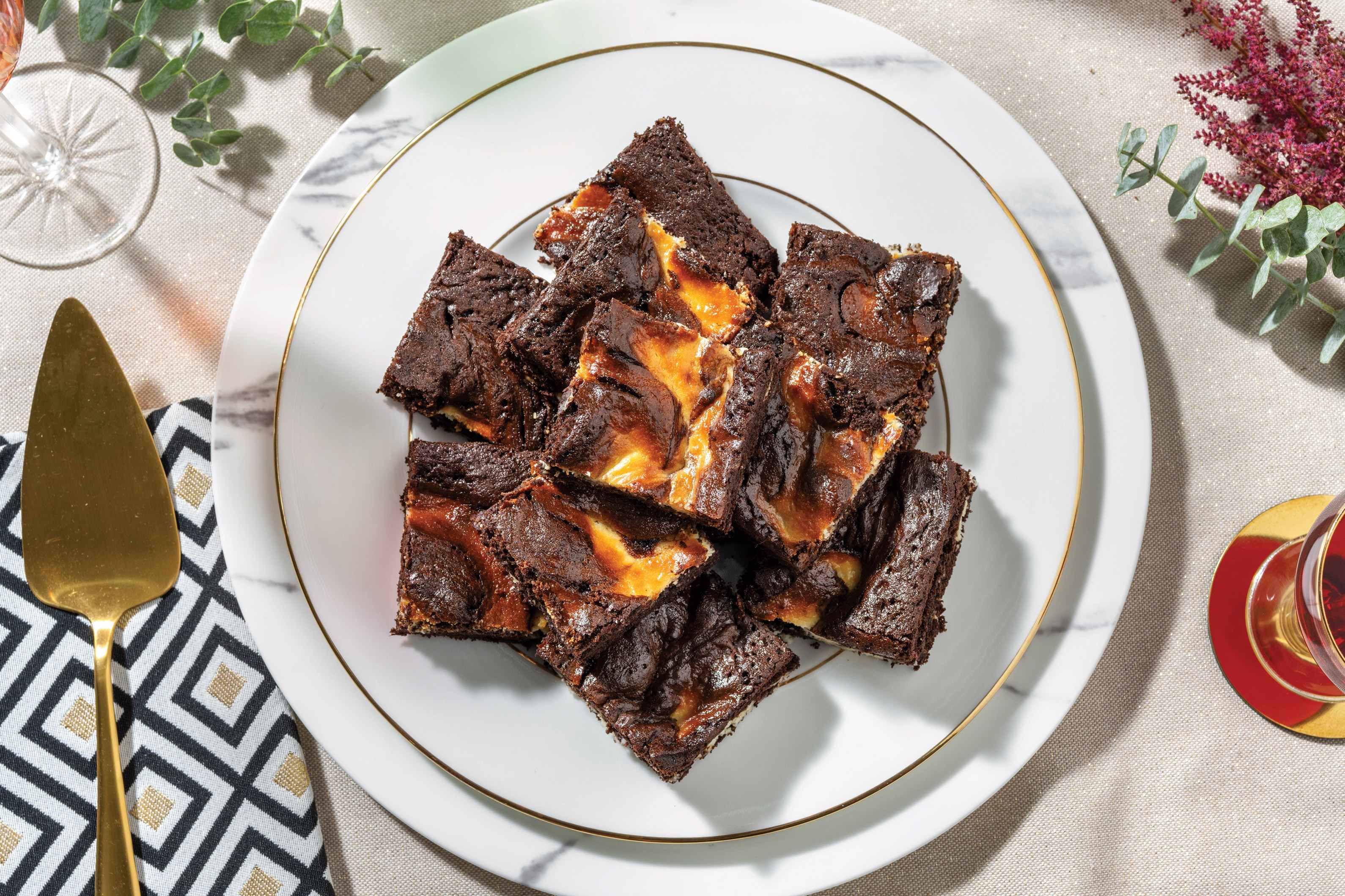 Cheesecake-Topped Brownies