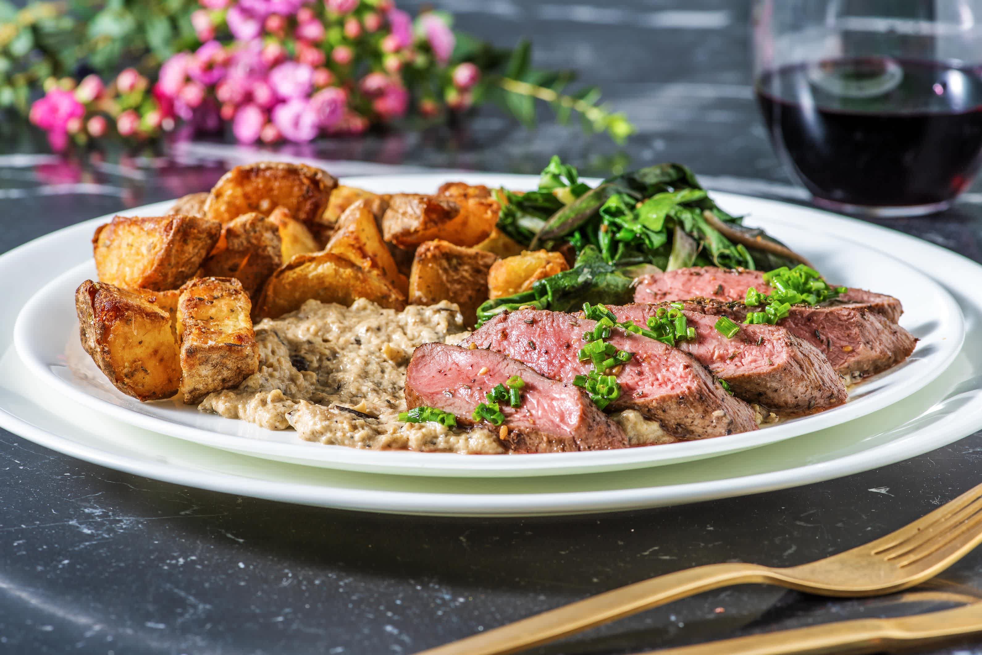 Zahtar Crusted Lamb Loin