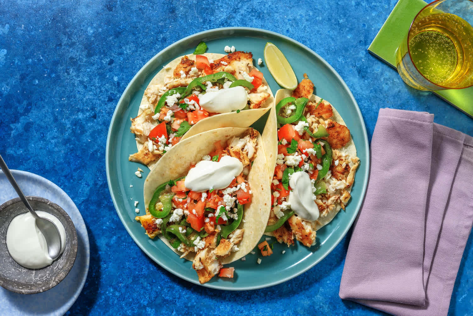 Tacos de tilapia acidulés