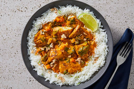 Cari de crevettes à la noix de coco d’inspiration goanaise