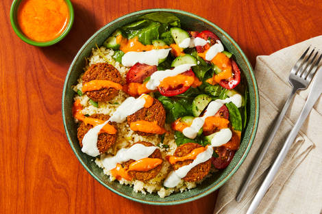 Falafel Couscous Bowls