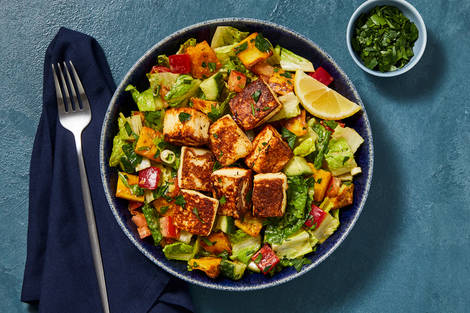 Haloumi poêlé façon shawarma