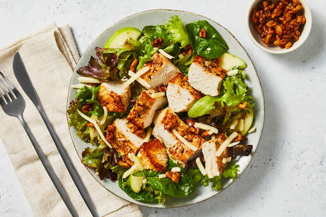 Roasted Turkey with Cranberry-Dressed Salad